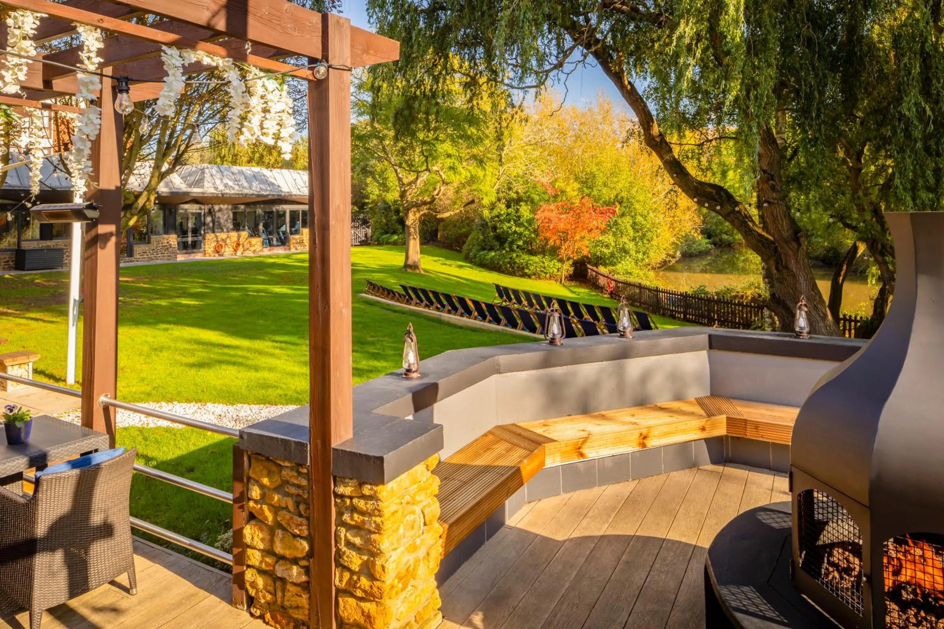 Balcony/Terrace in Crowne Plaza Stratford-upon-Avon by IHG