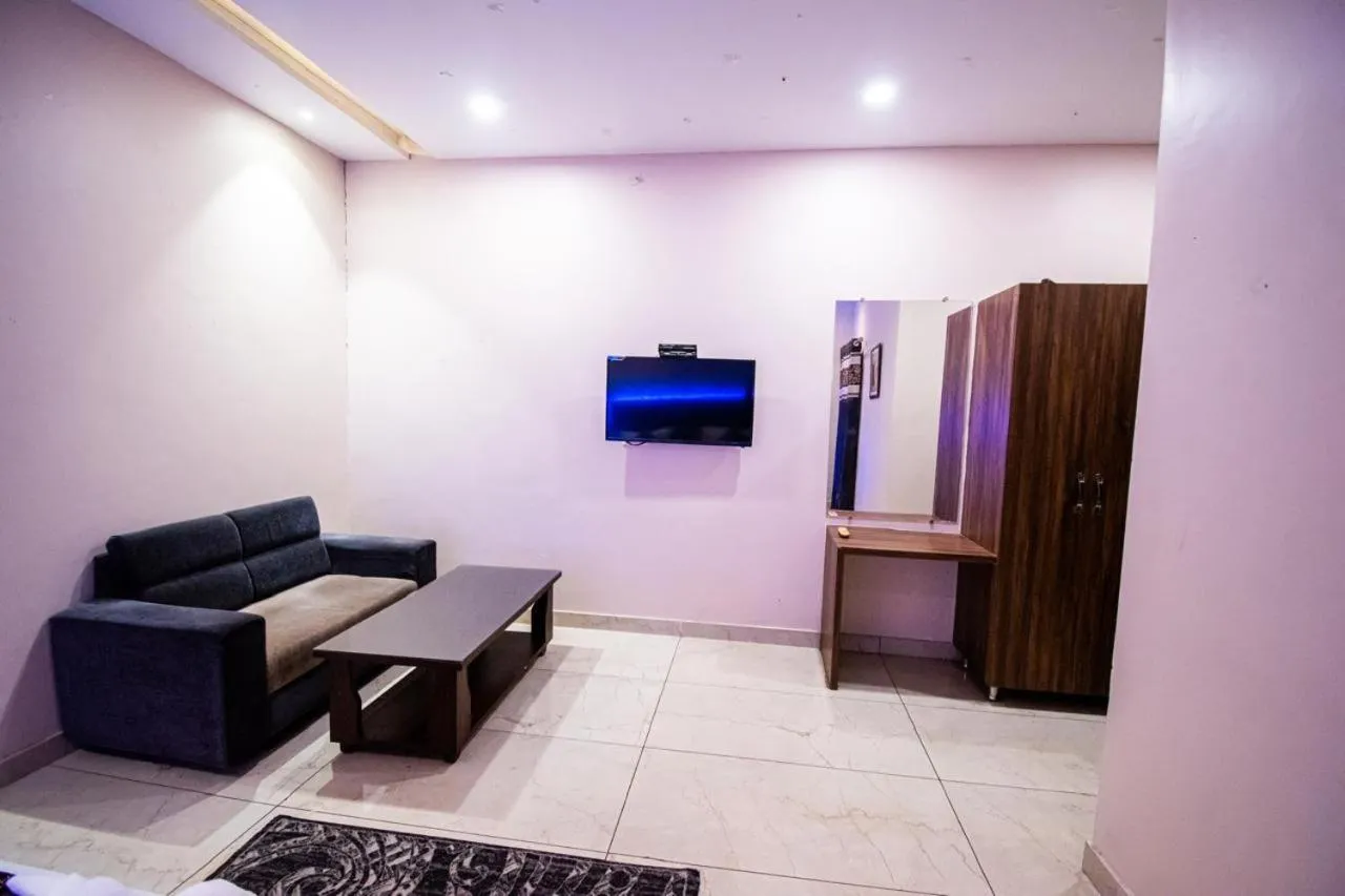 Seating area in Hotel 7 PM