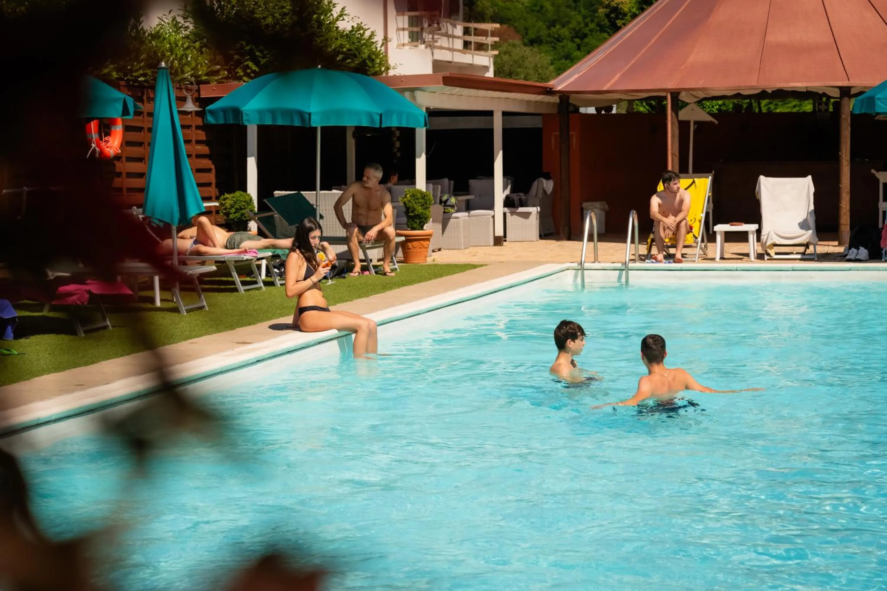 Swimming pool in Hotel Ristorante La Lanterna