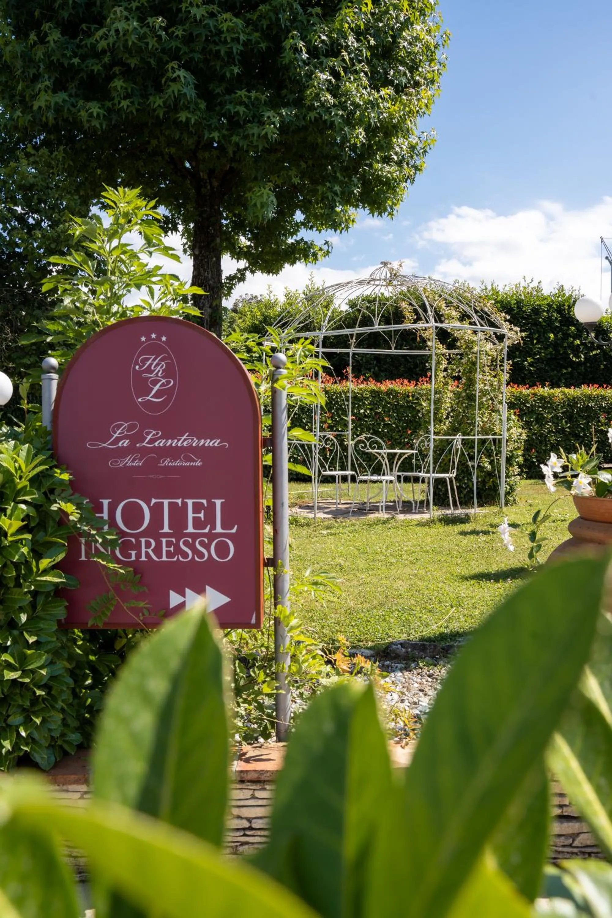 Garden in Hotel Ristorante La Lanterna