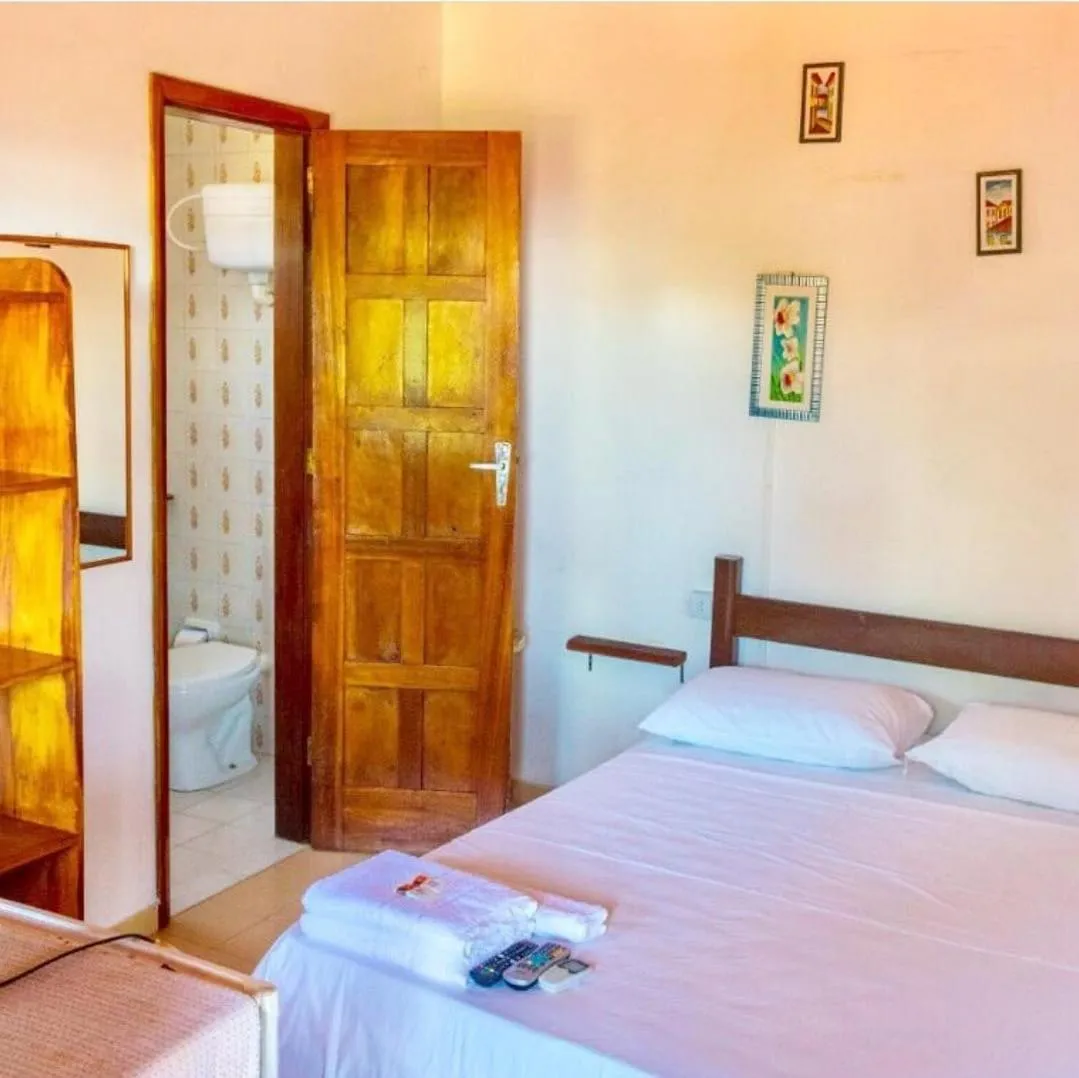 Bed in Pousada da Tia Glória