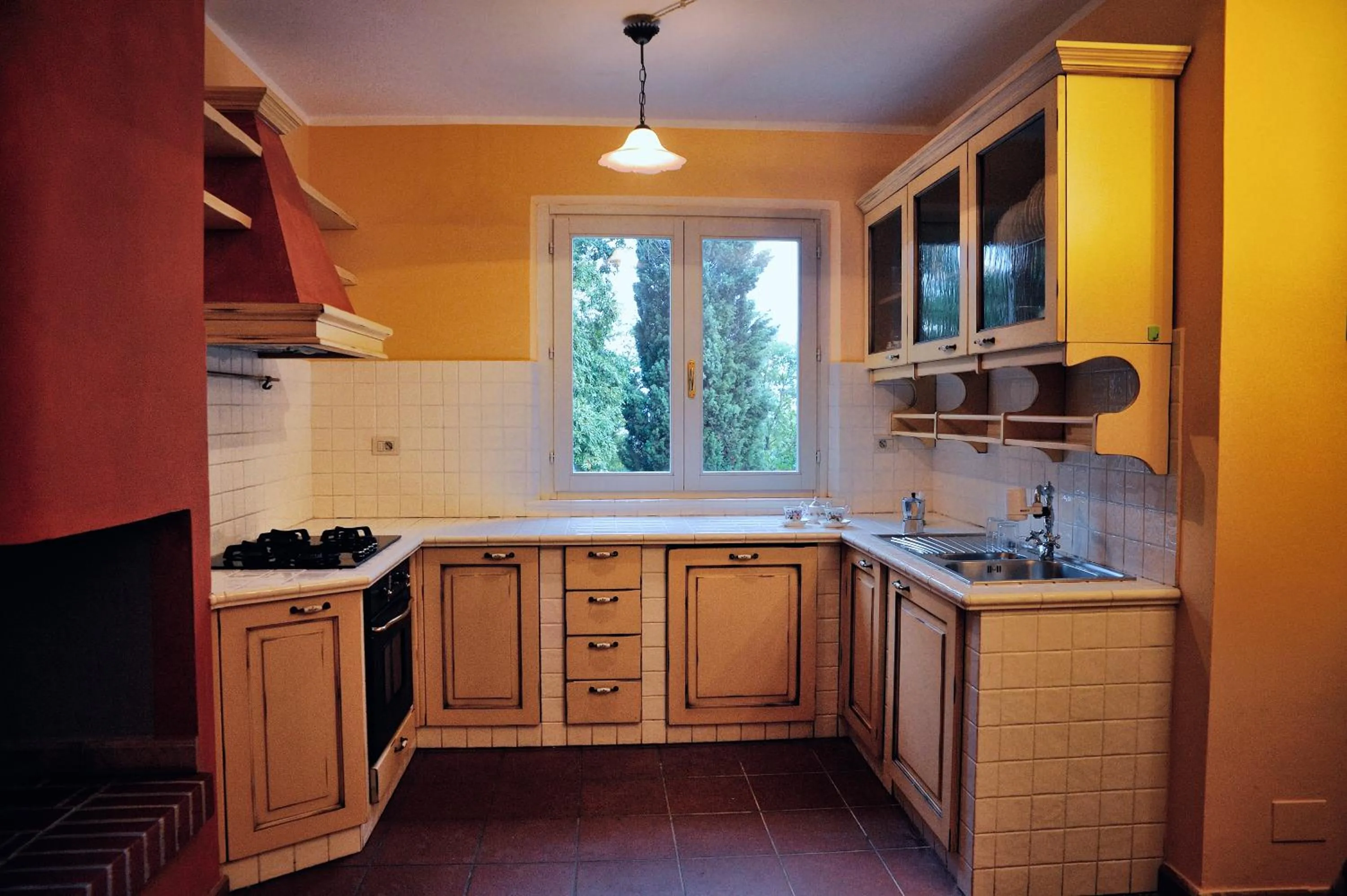 Kitchen or kitchenette in Villa Sargiano