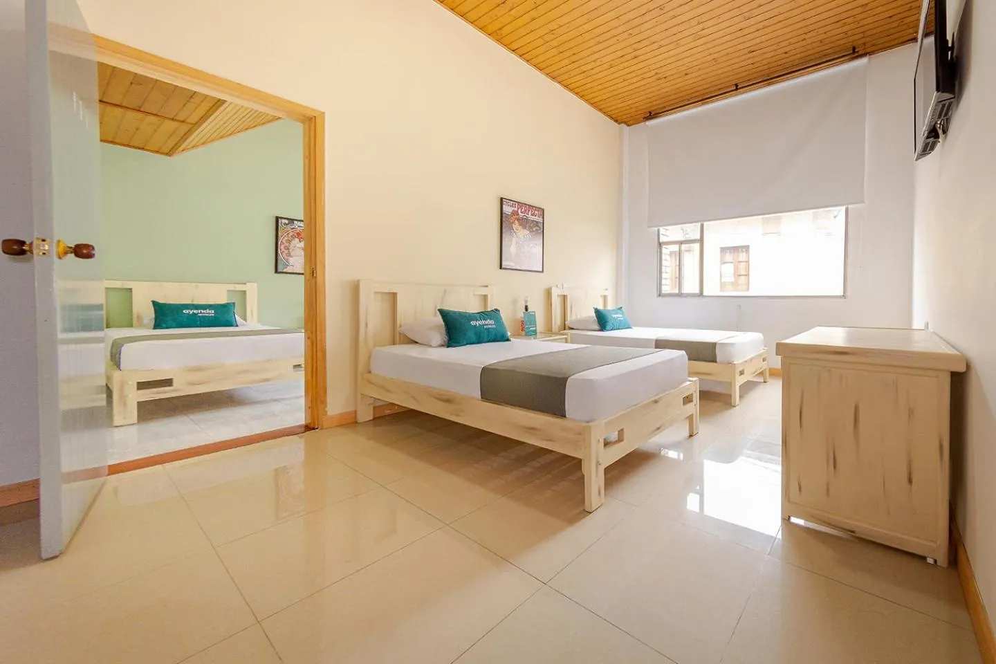 Bed in Hotel Ana Carolina