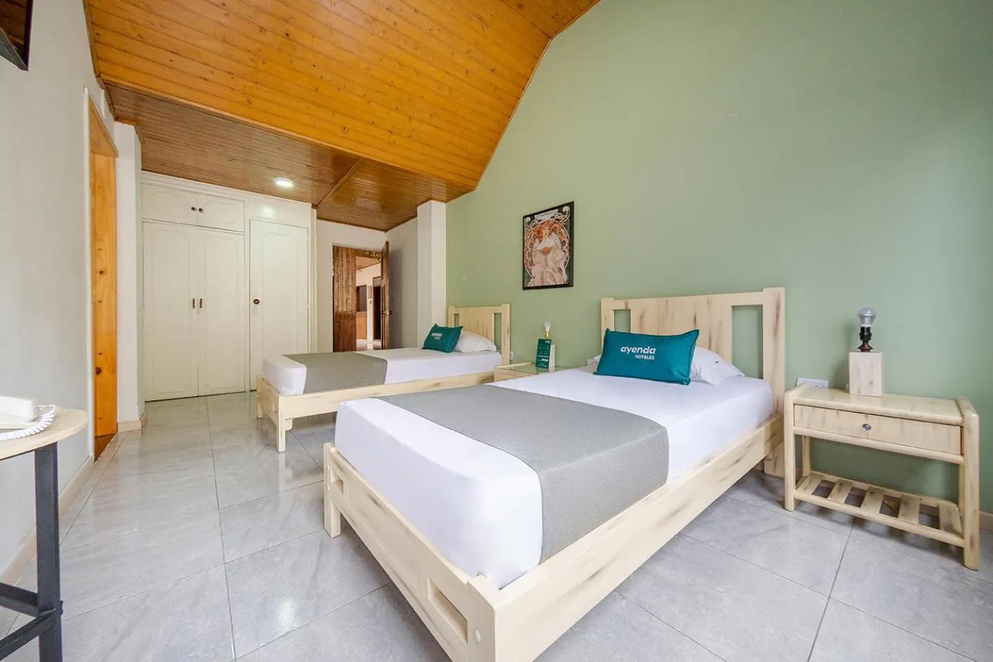 Bed in Hotel Ana Carolina