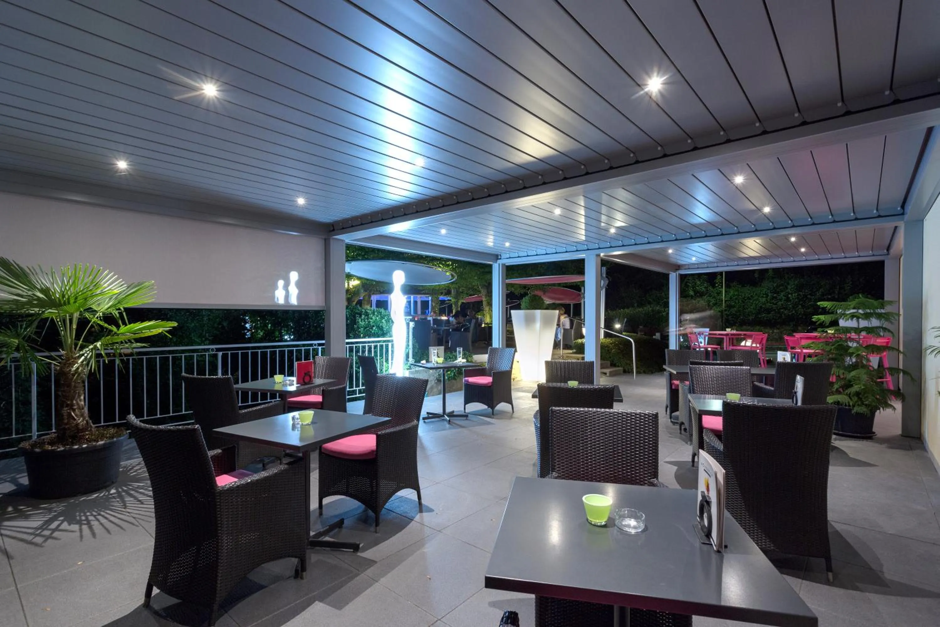 Patio in Hôtel Bellevue