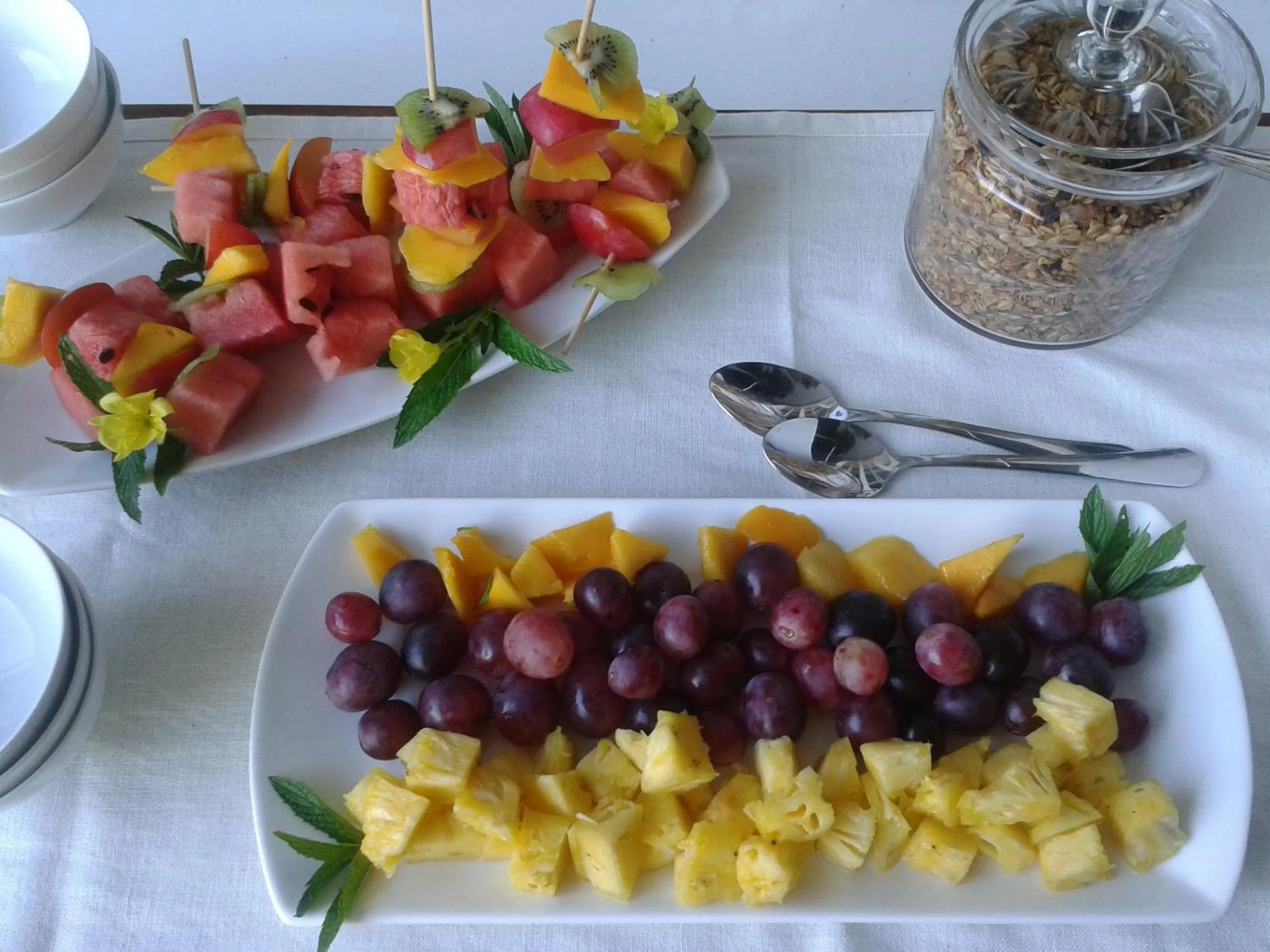 Buffet breakfast in In Abundance Guest House