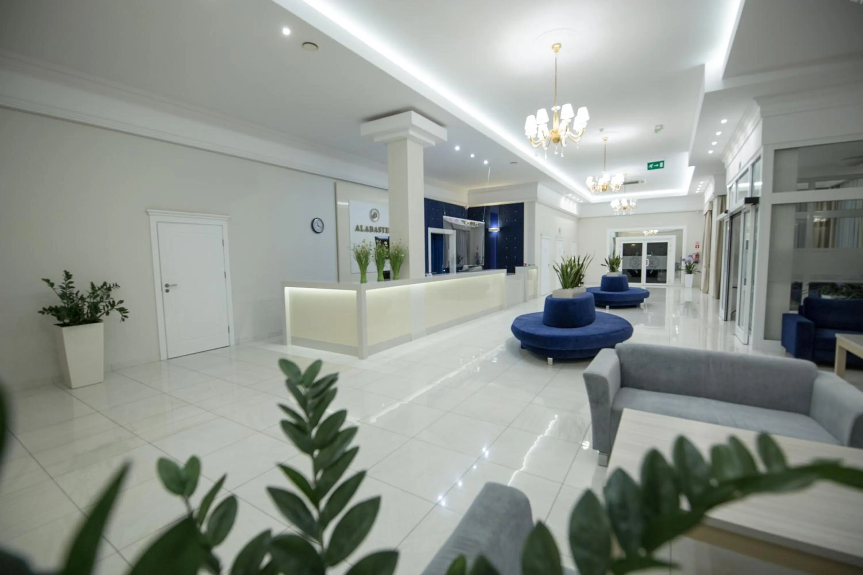 Lobby or reception in Alabaster Rezydencja
