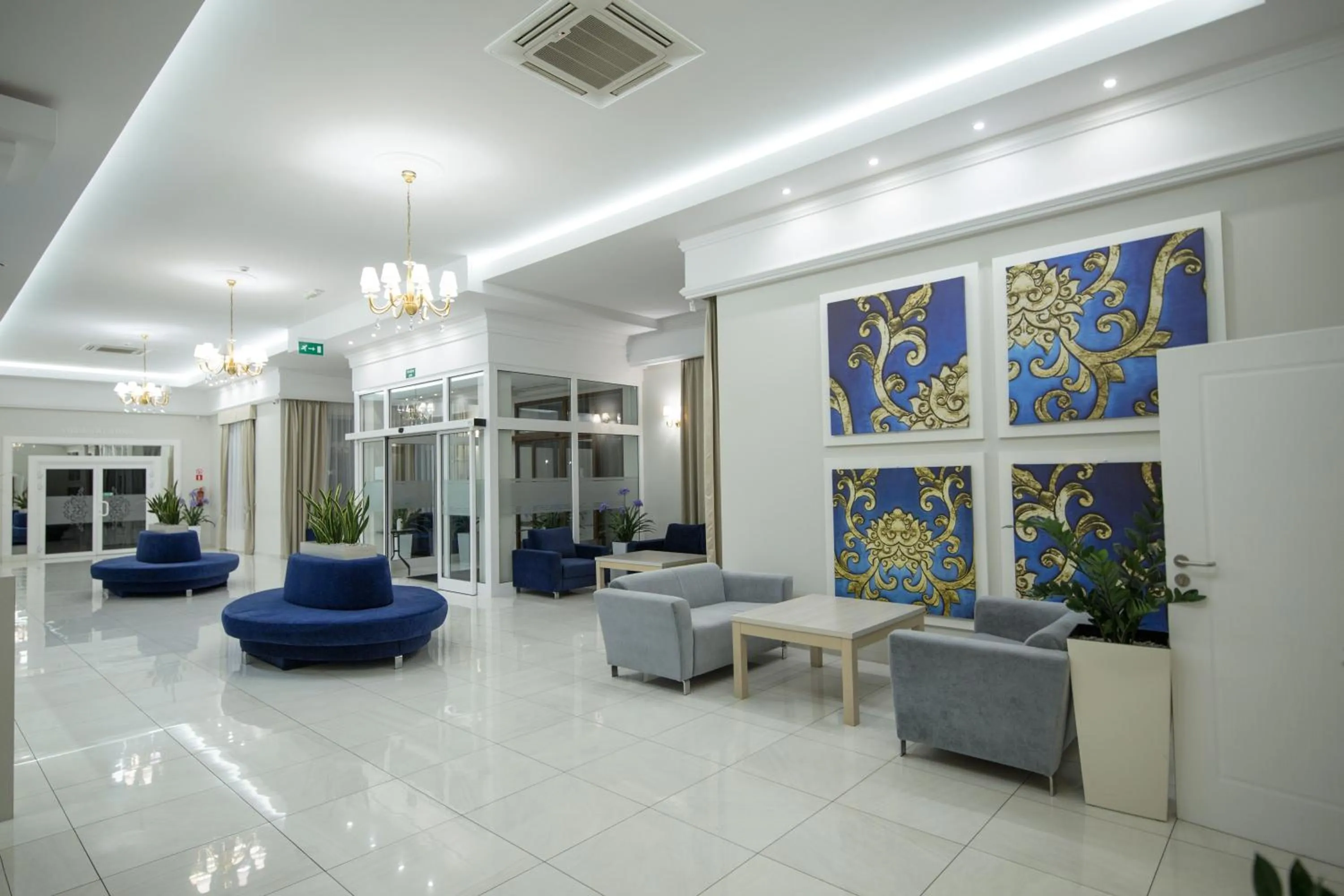 Lobby or reception in Alabaster Rezydencja