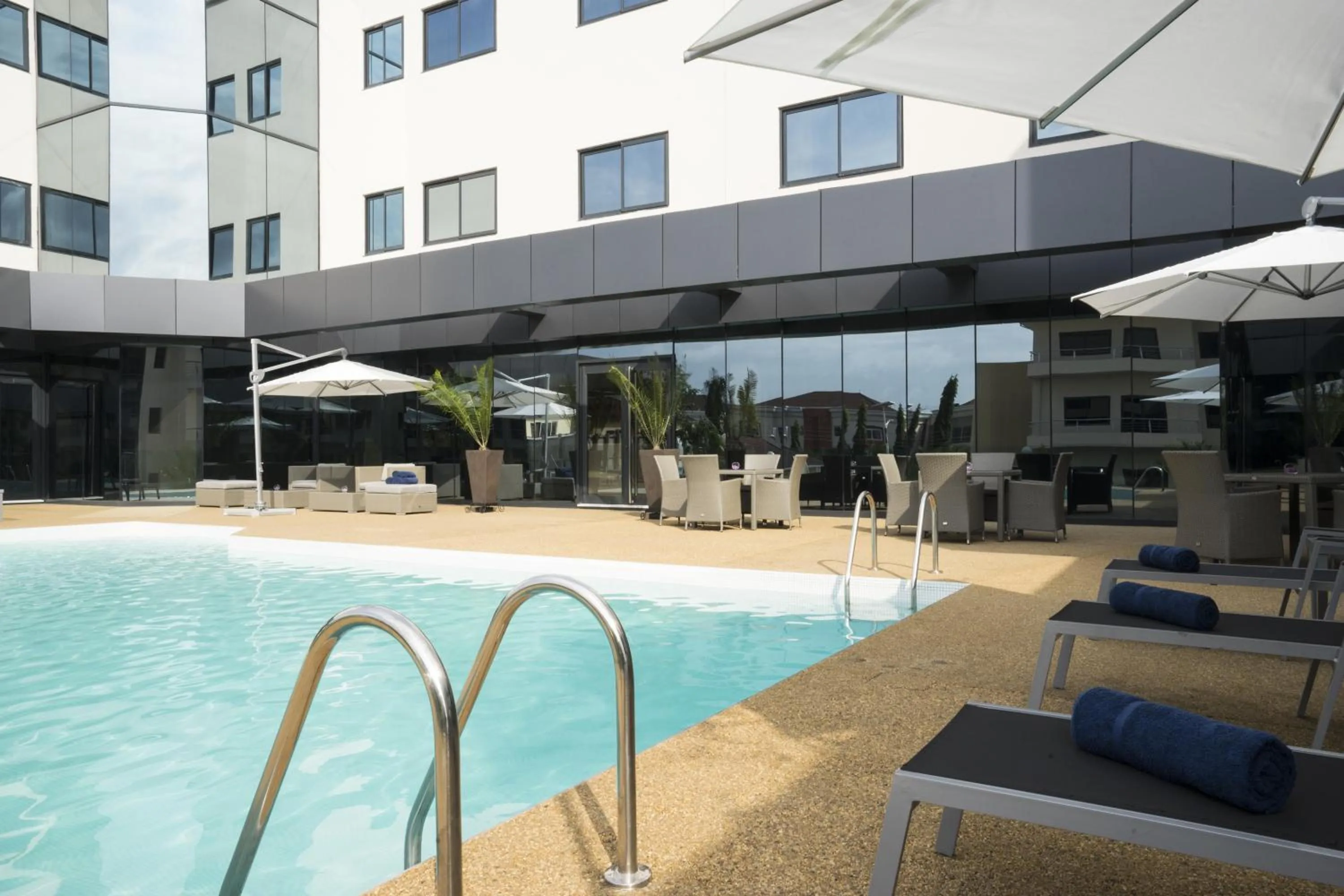 Facade/entrance in Fiesta Residences Boutique Hotel and Serviced Apartments.