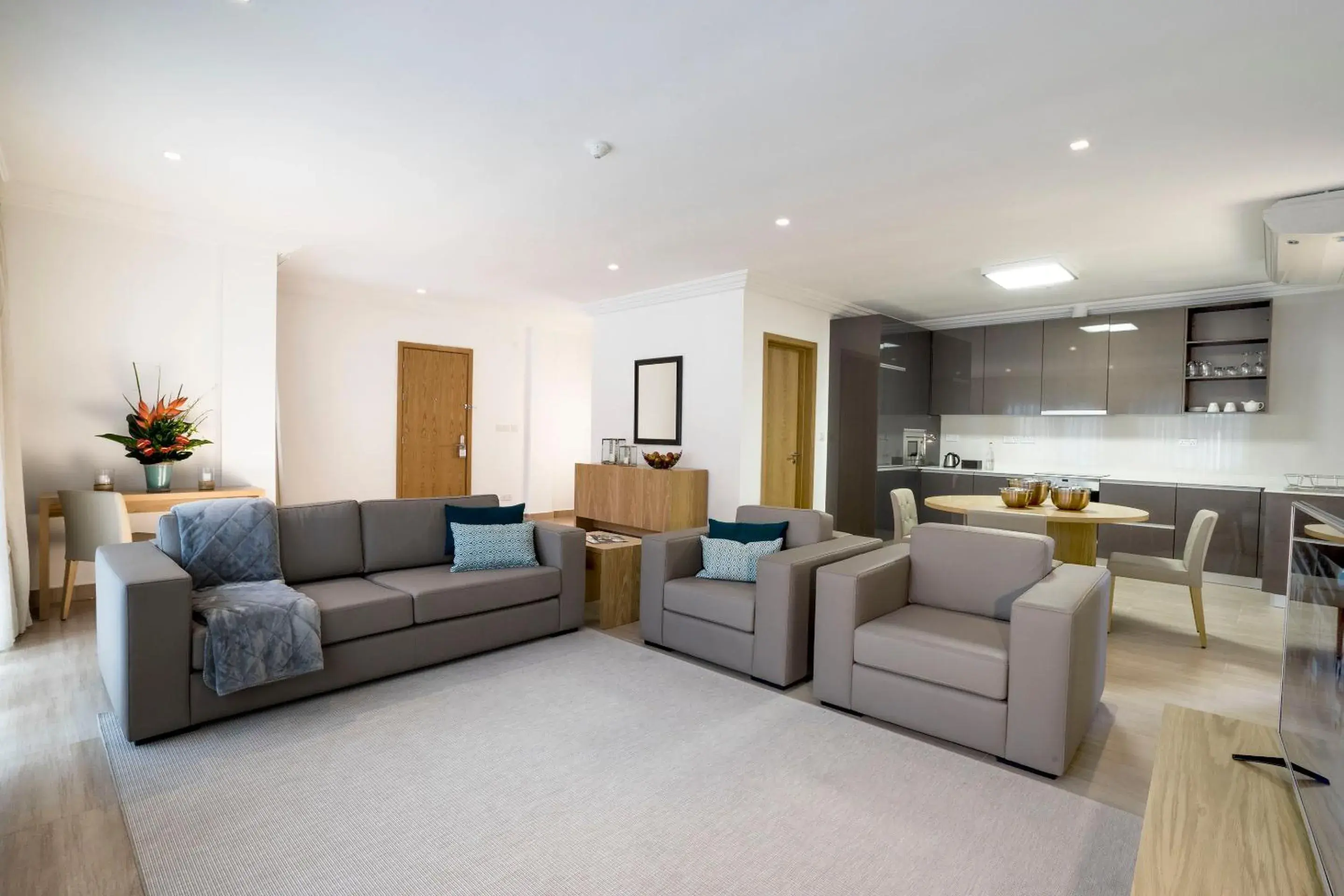 Two-Bedroom Apartment in Fiesta Residences Boutique Hotel and Serviced Apartments. Two-Bedroom Apartment in Fiesta Residences Boutique Hotel and Serviced Apartments.