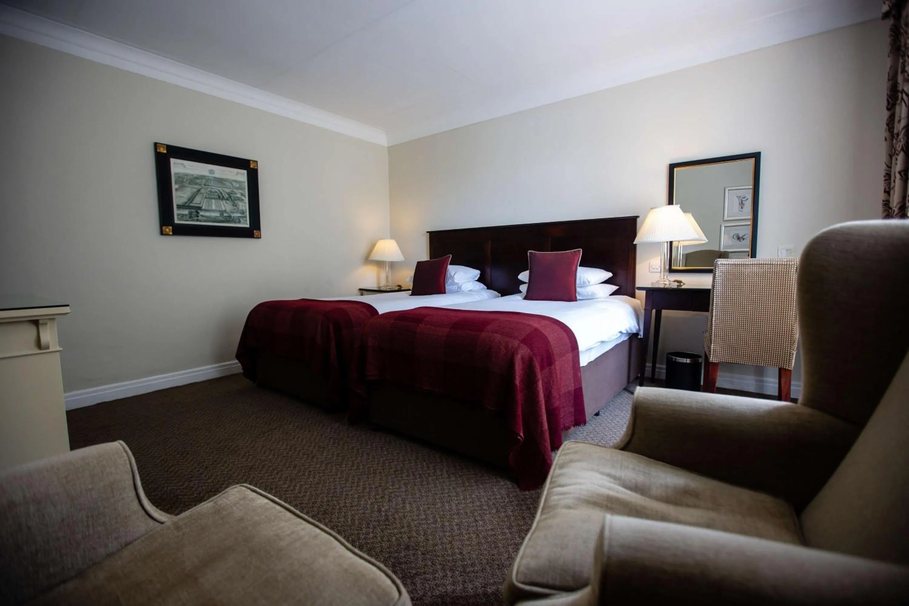 Bedroom, Bed in Albrighton Hall Hotel and Spa, a member of Radisson Individuals