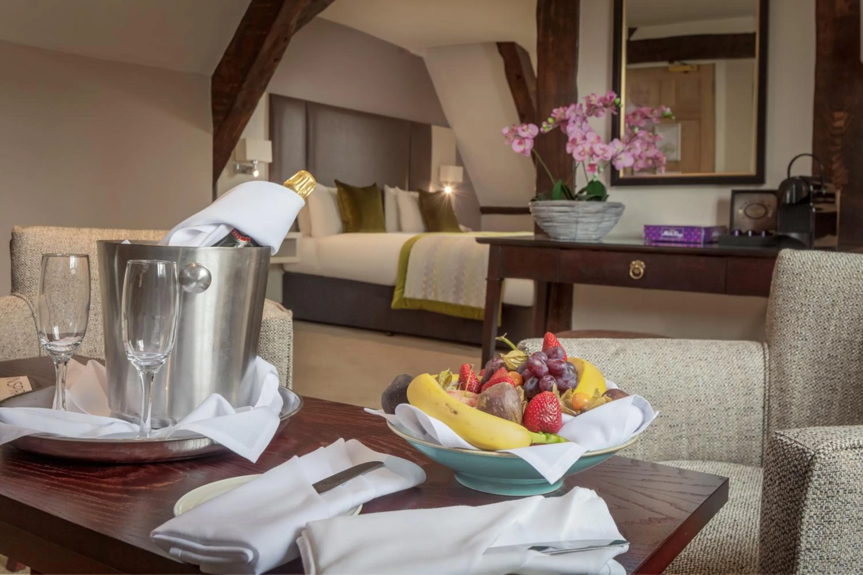 Food and drinks in Albrighton Hall Hotel and Spa, a member of Radisson Individuals