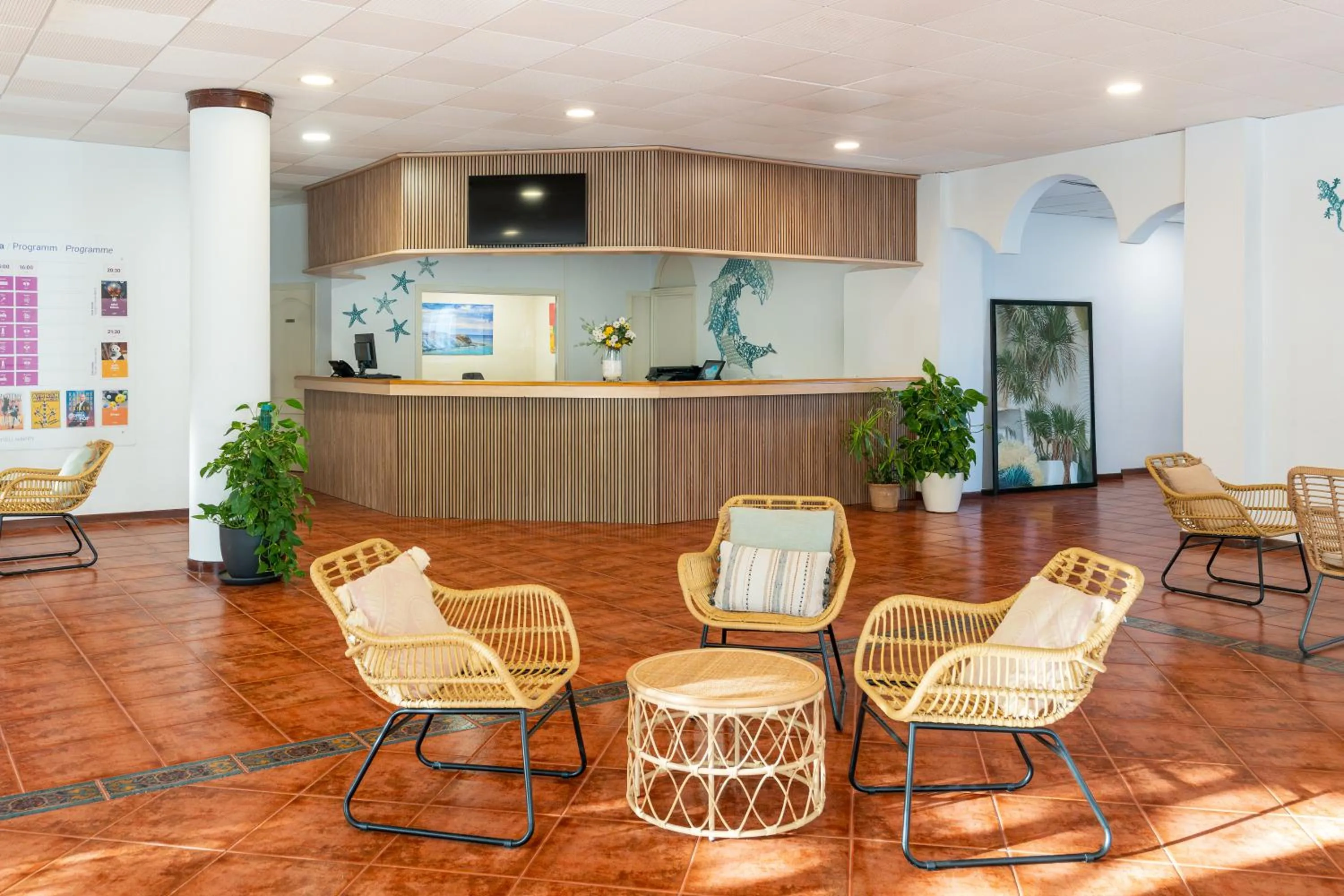 Lobby or reception in FERGUS Club Carema Splash