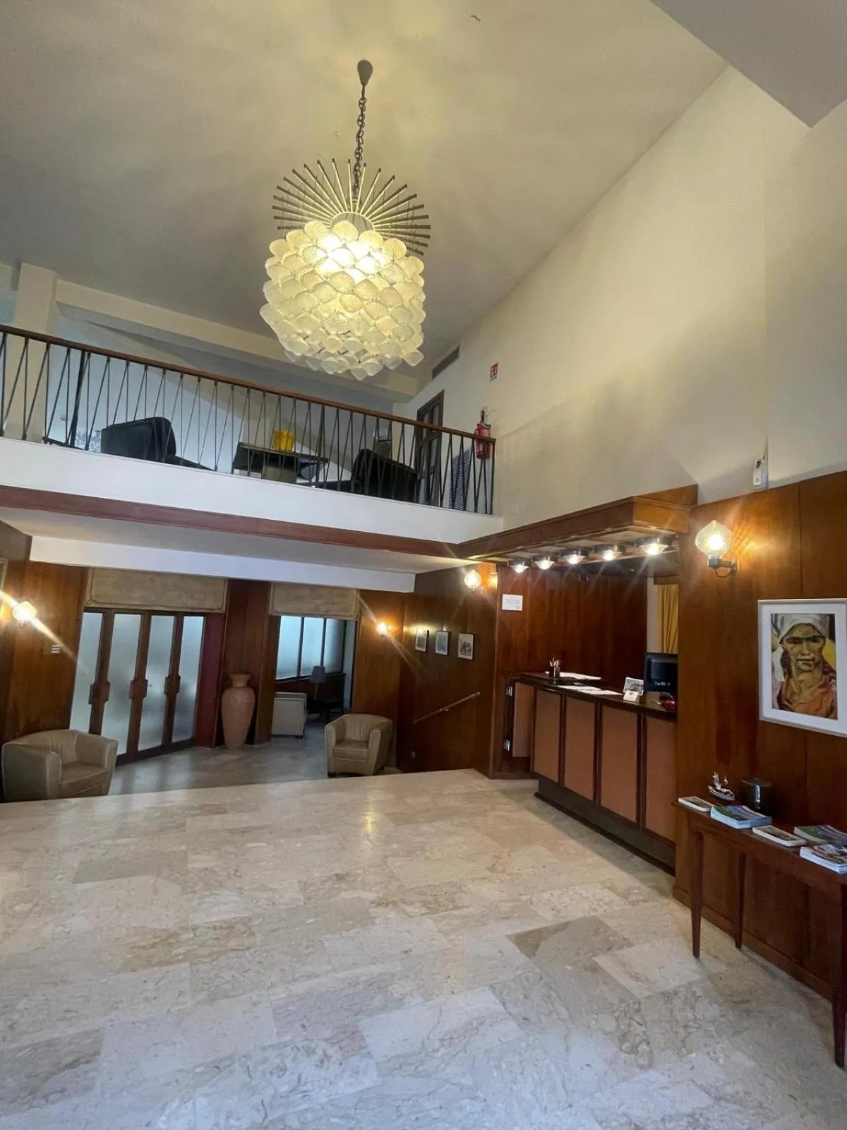 Lobby or reception in Hotel Sacco