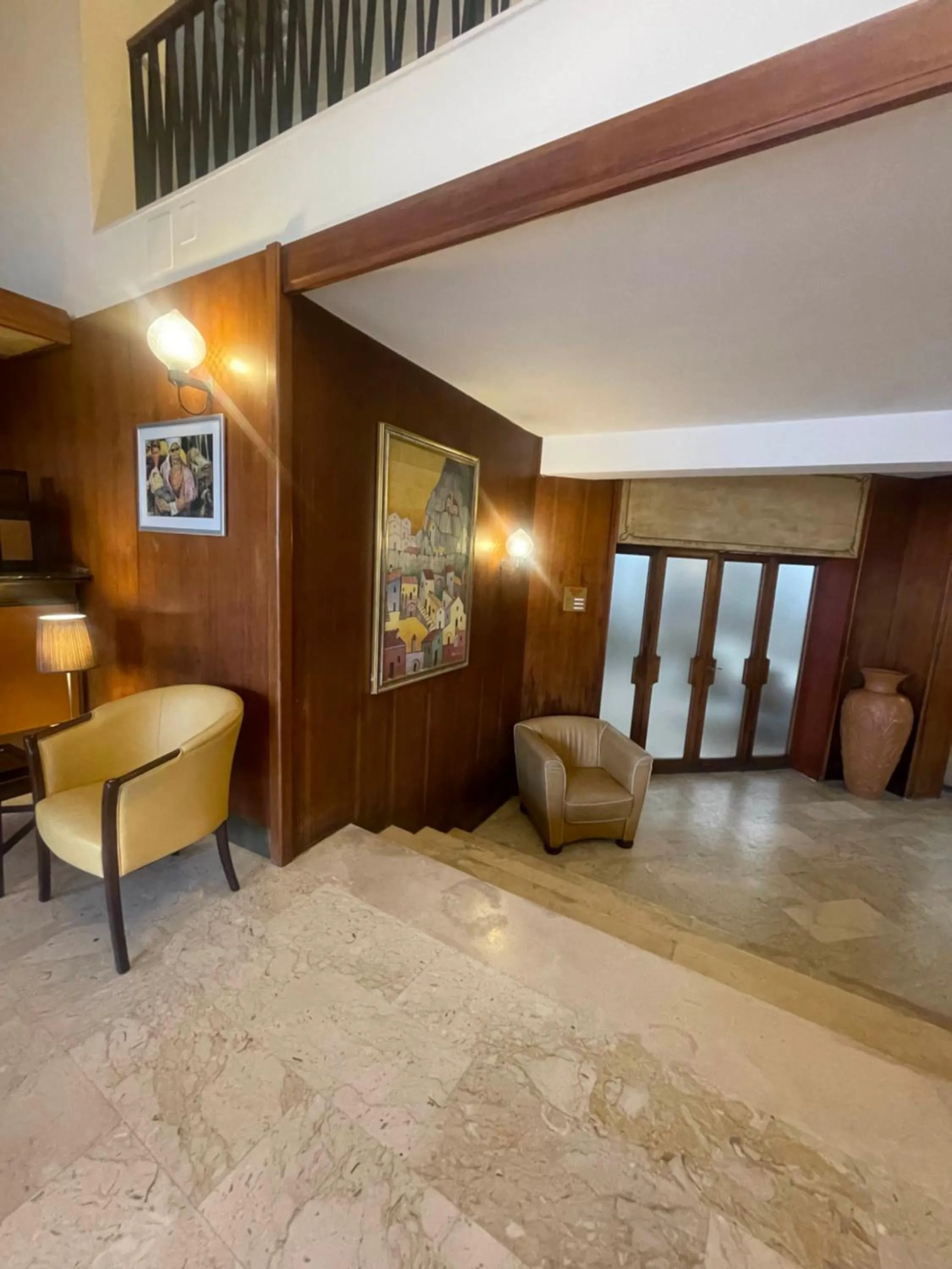 Lobby or reception in Hotel Sacco