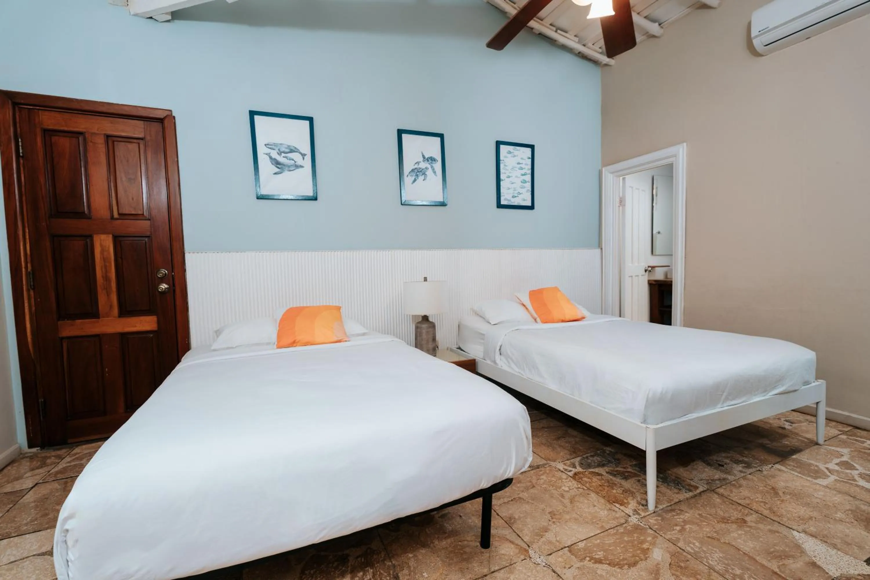 Bed in Villa Marina Hotel