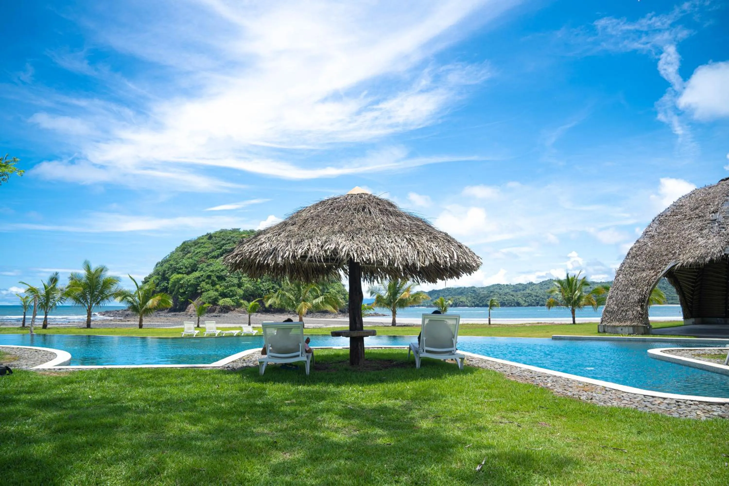 Pool view in Villa Marina Hotel