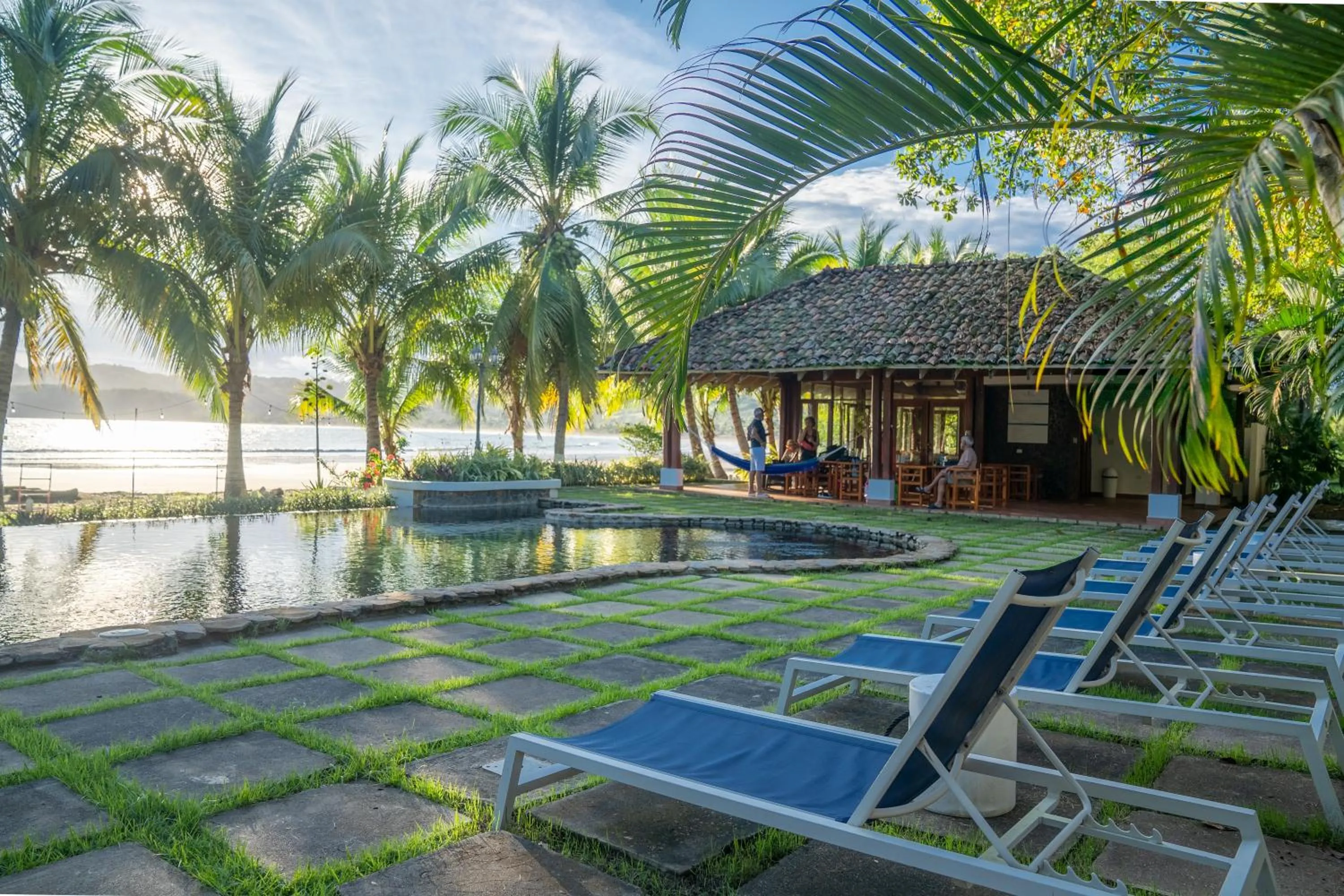 Pool view in Villa Marina Hotel
