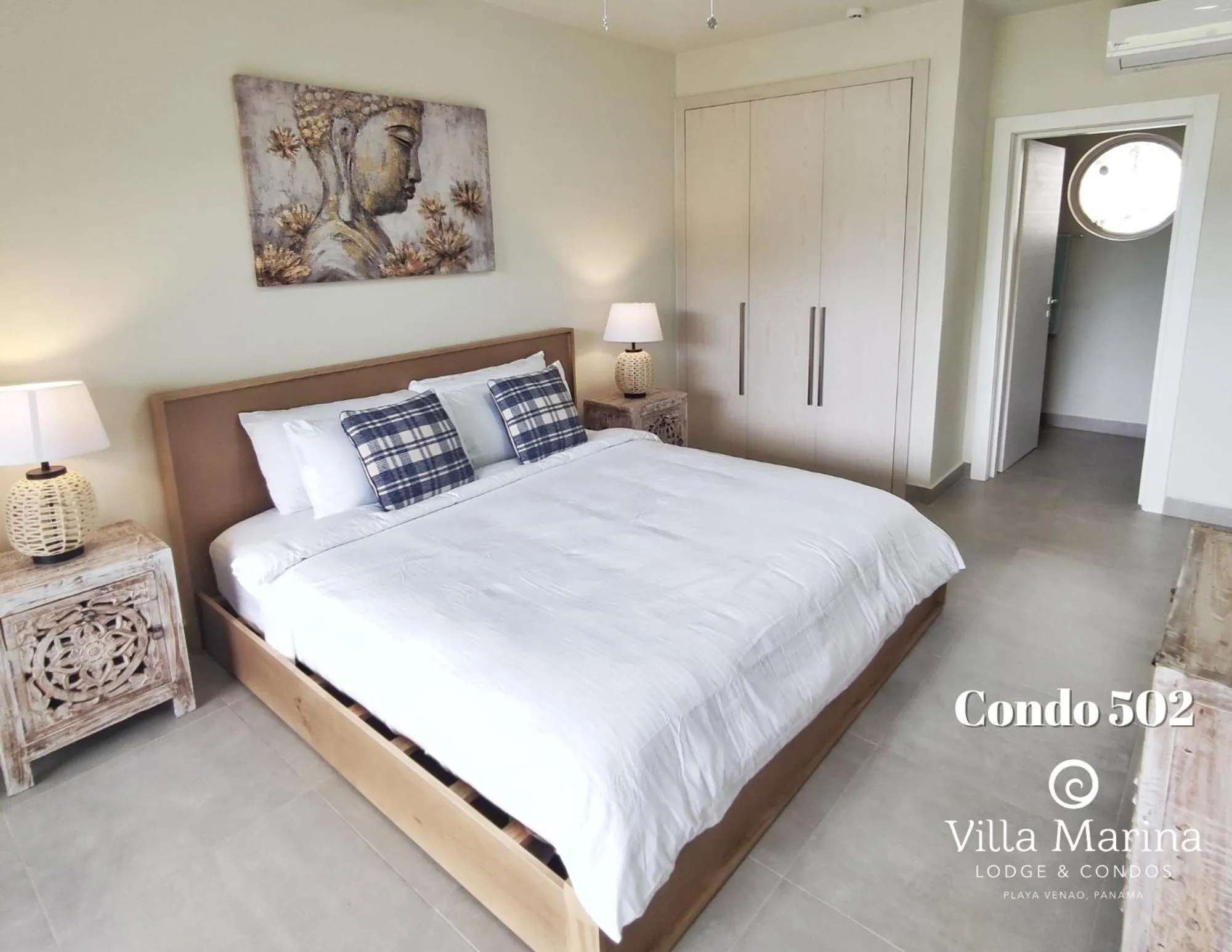 Bed in Villa Marina Hotel