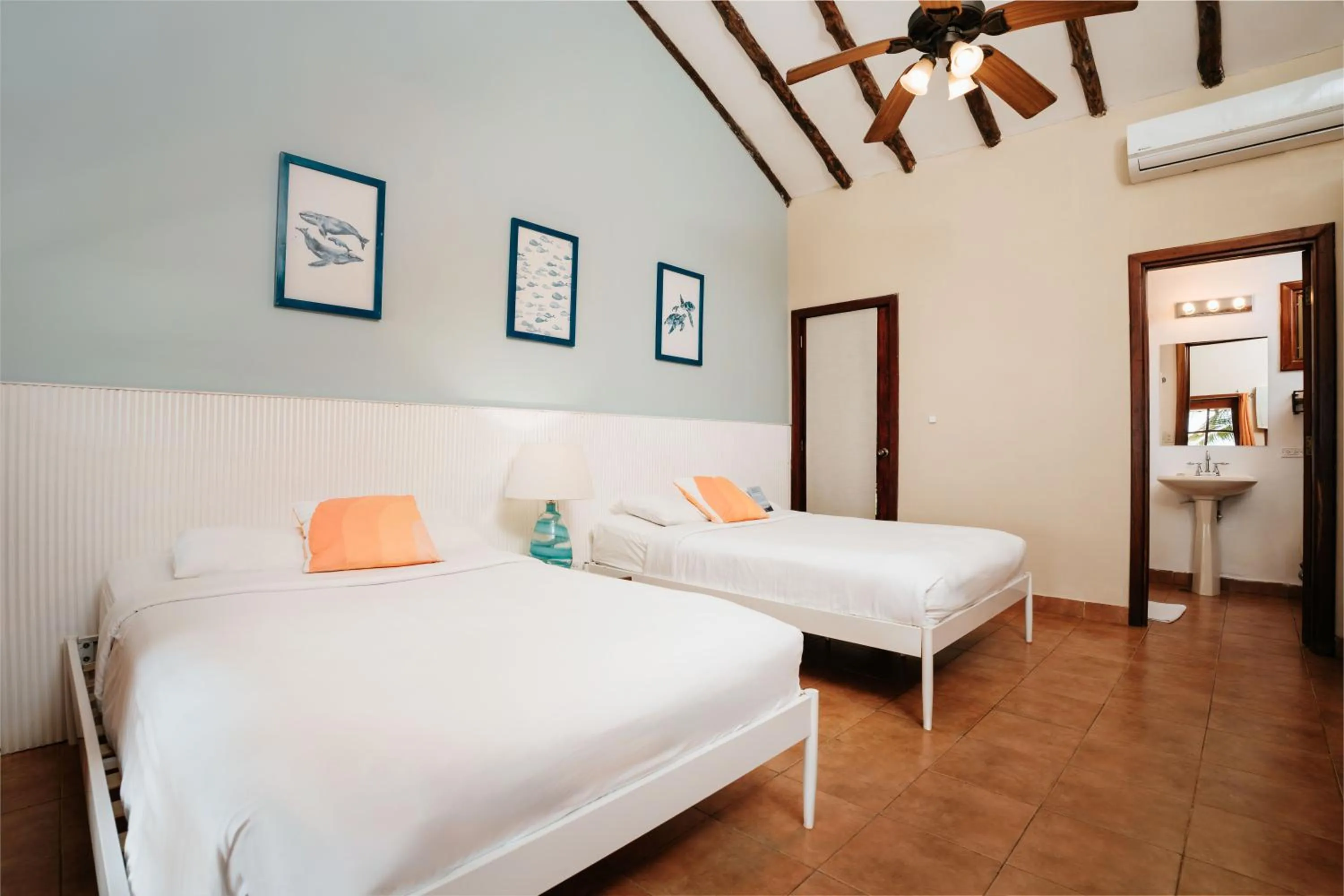 Bed in Villa Marina Hotel