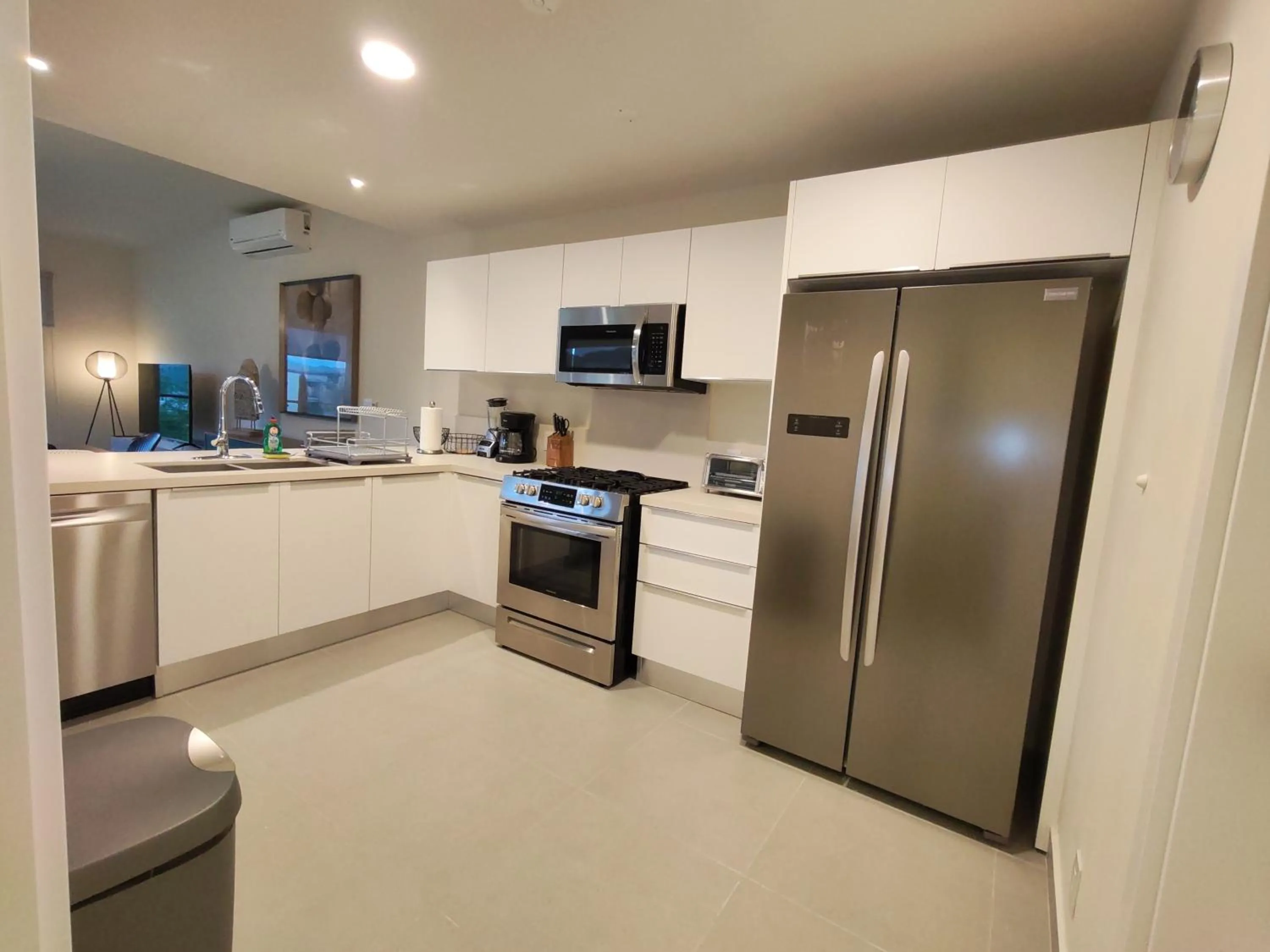 Kitchen or kitchenette in Villa Marina Hotel