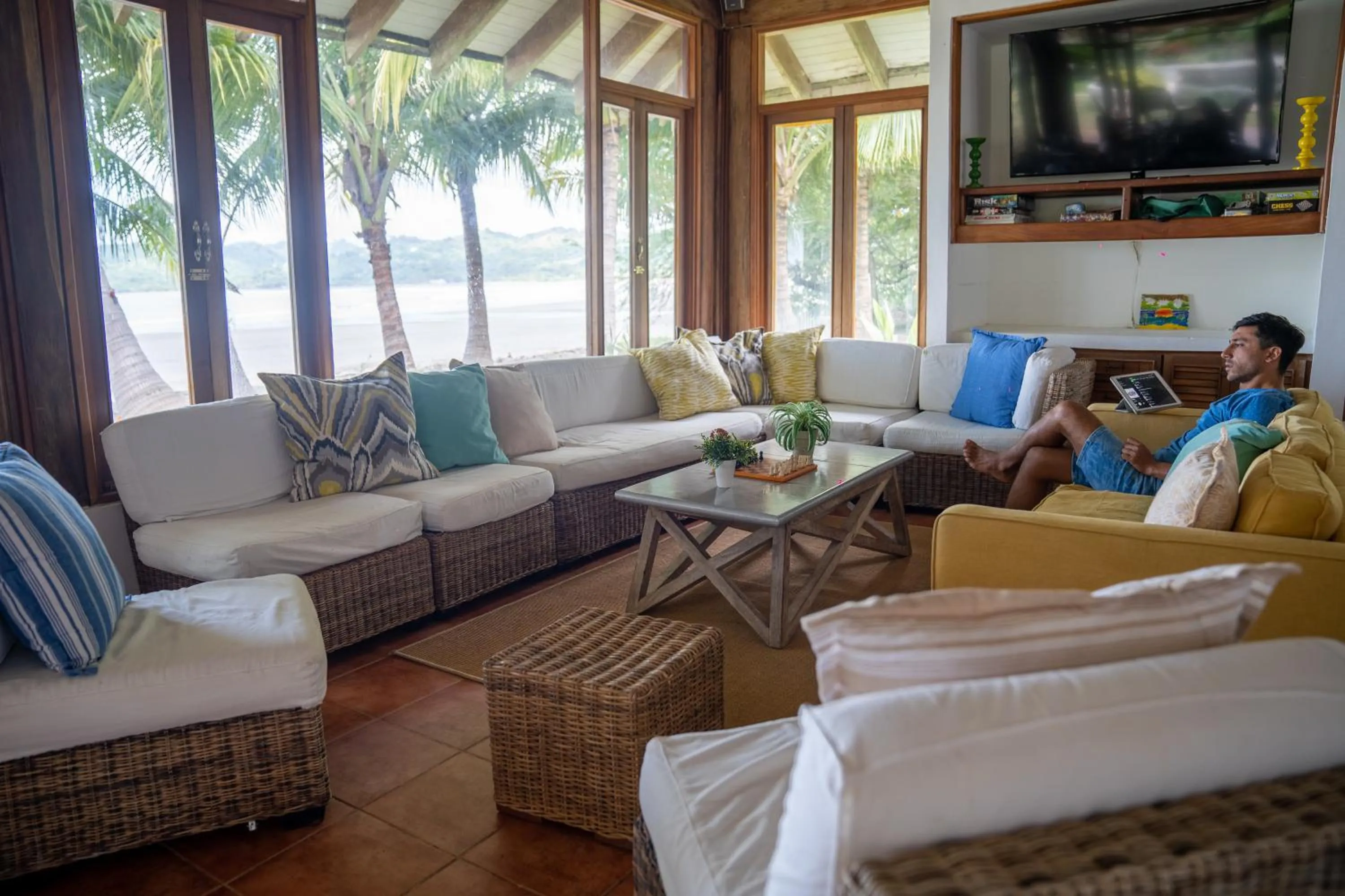 Living room in Villa Marina Hotel