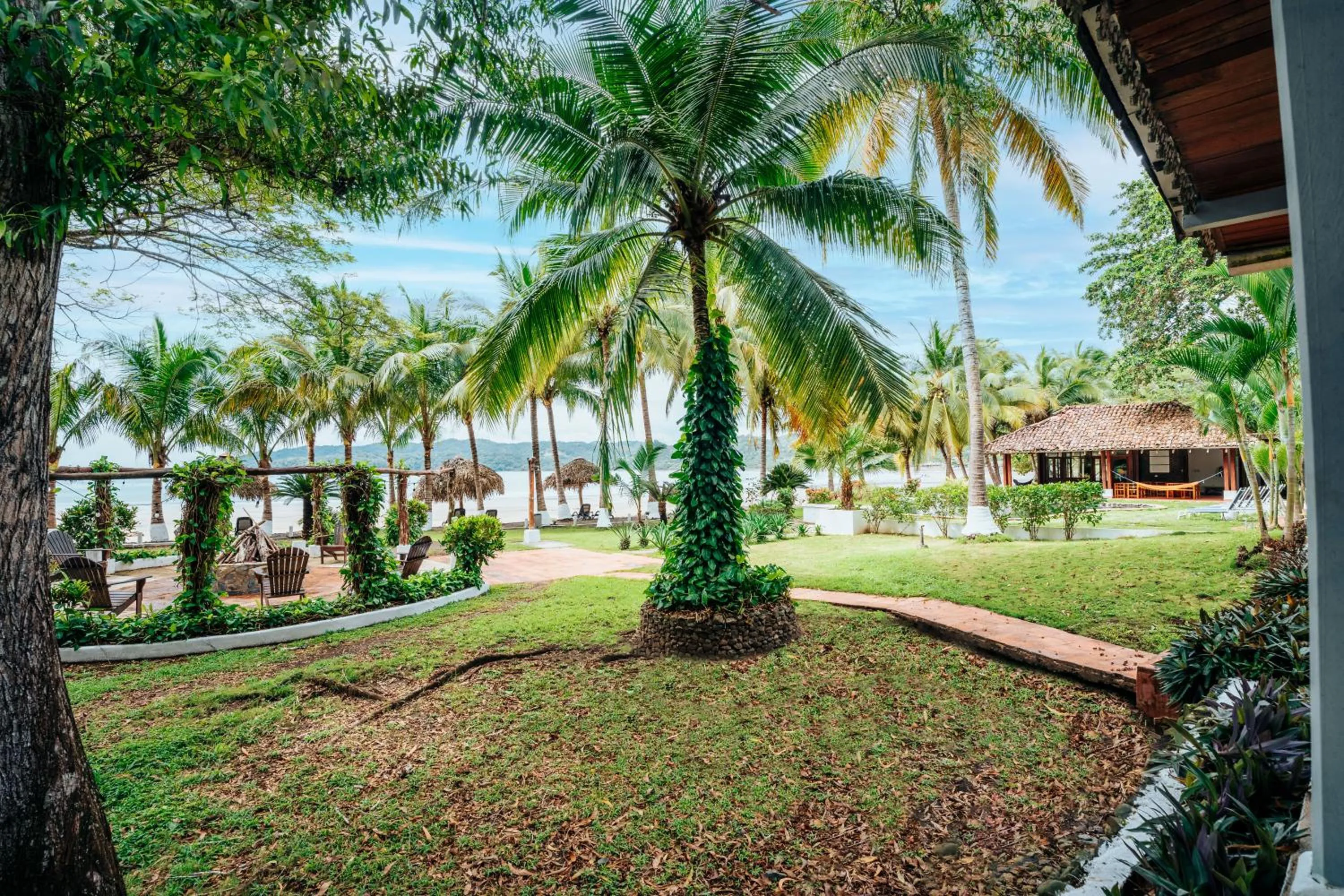 Garden view in Villa Marina Hotel