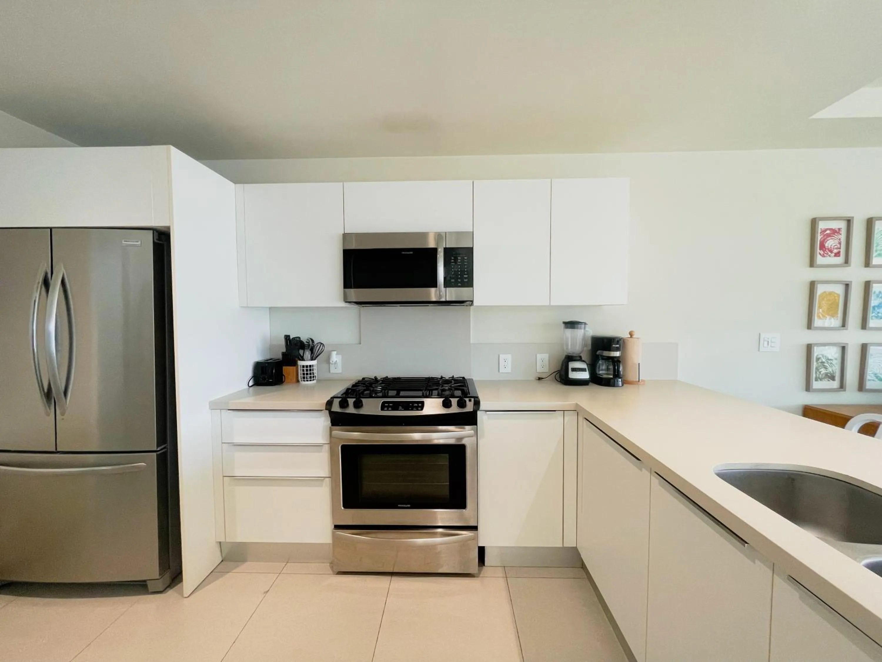 Kitchen or kitchenette in Villa Marina Hotel