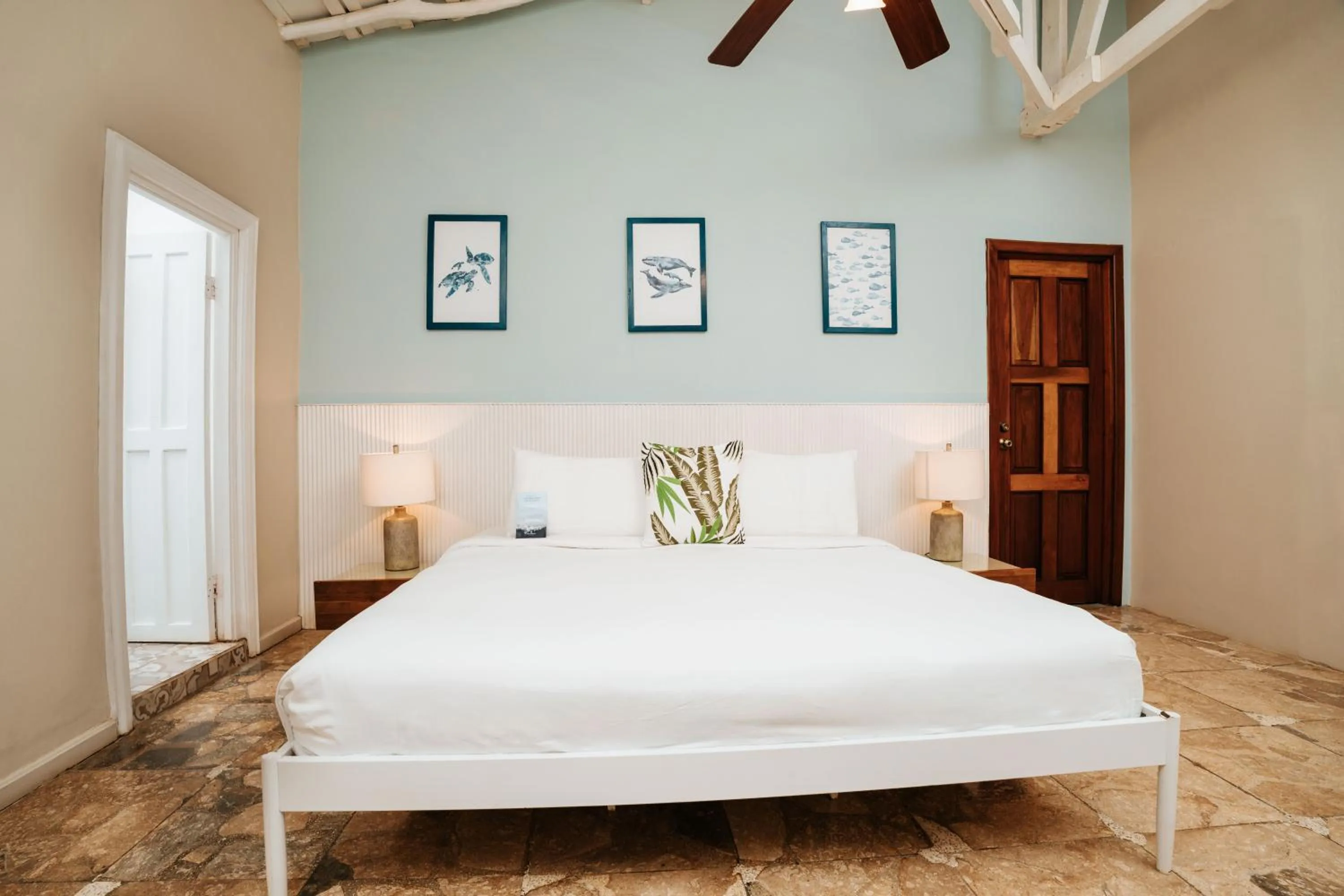 Bed in Villa Marina Hotel