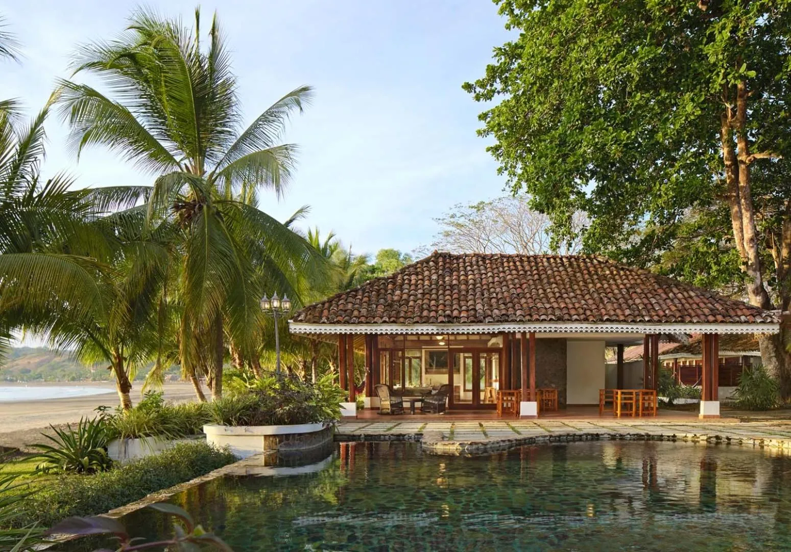 Pool view in Villa Marina Hotel