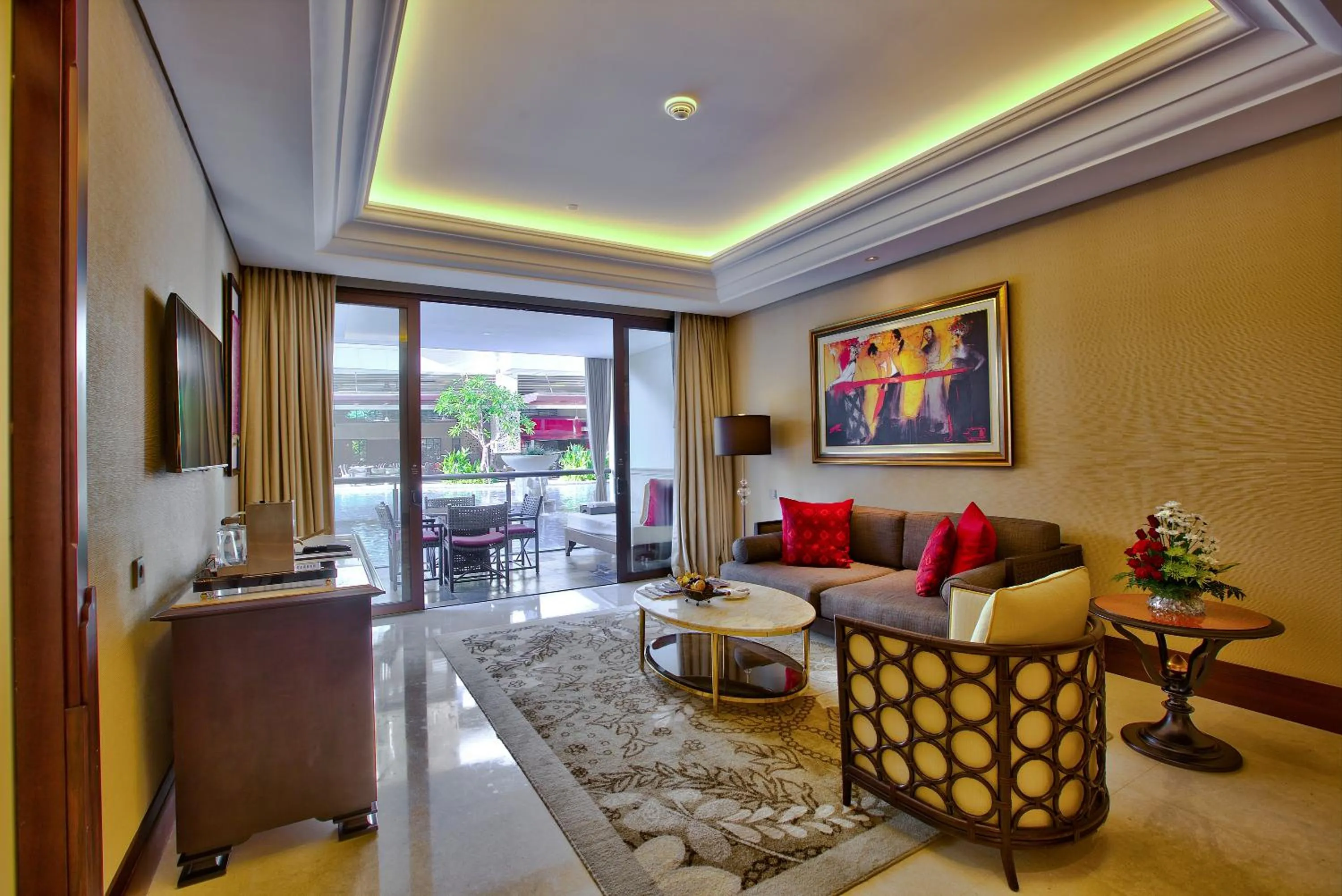 Living room in The Trans Resort Bali