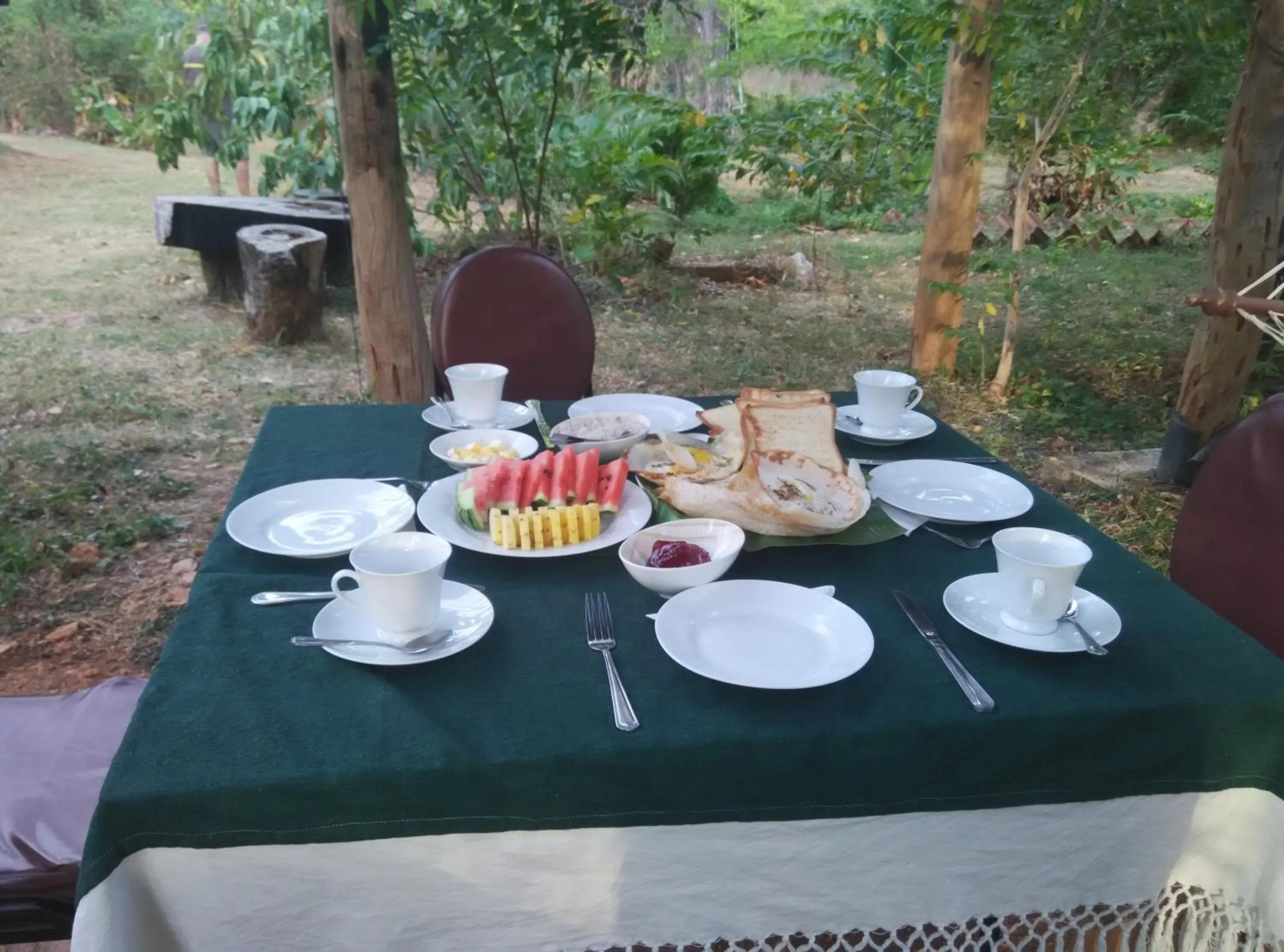 Breakfast in Sigiri Forest View