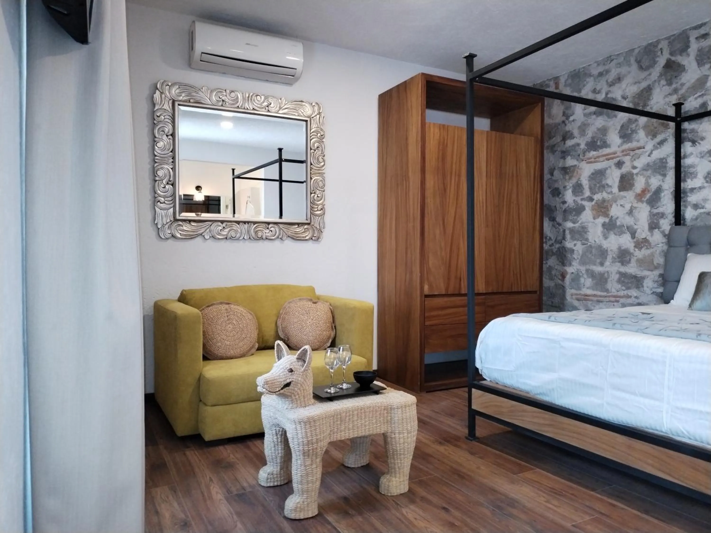 Bed in Hotel Casa Chanehque
