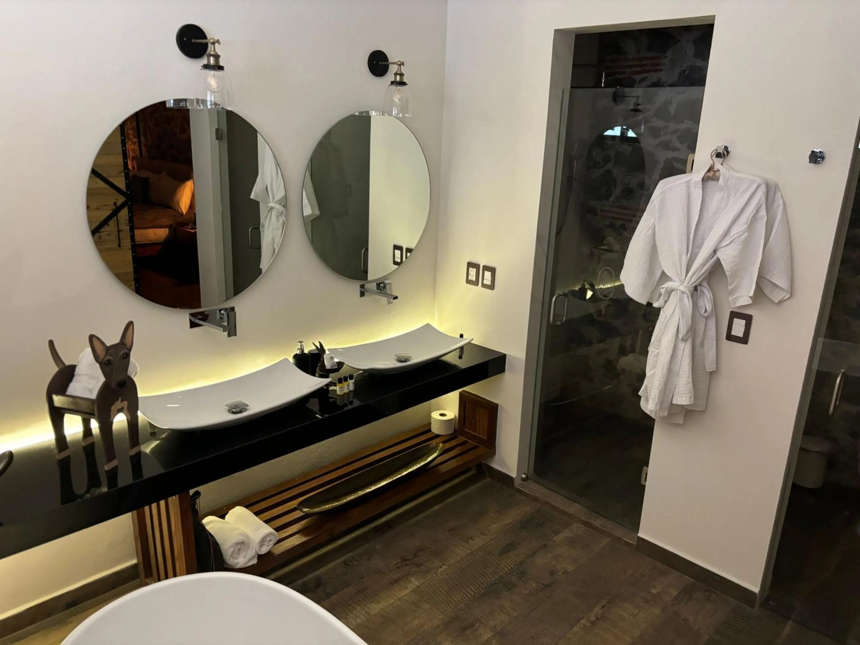 Bathroom in Hotel Casa Chanehque