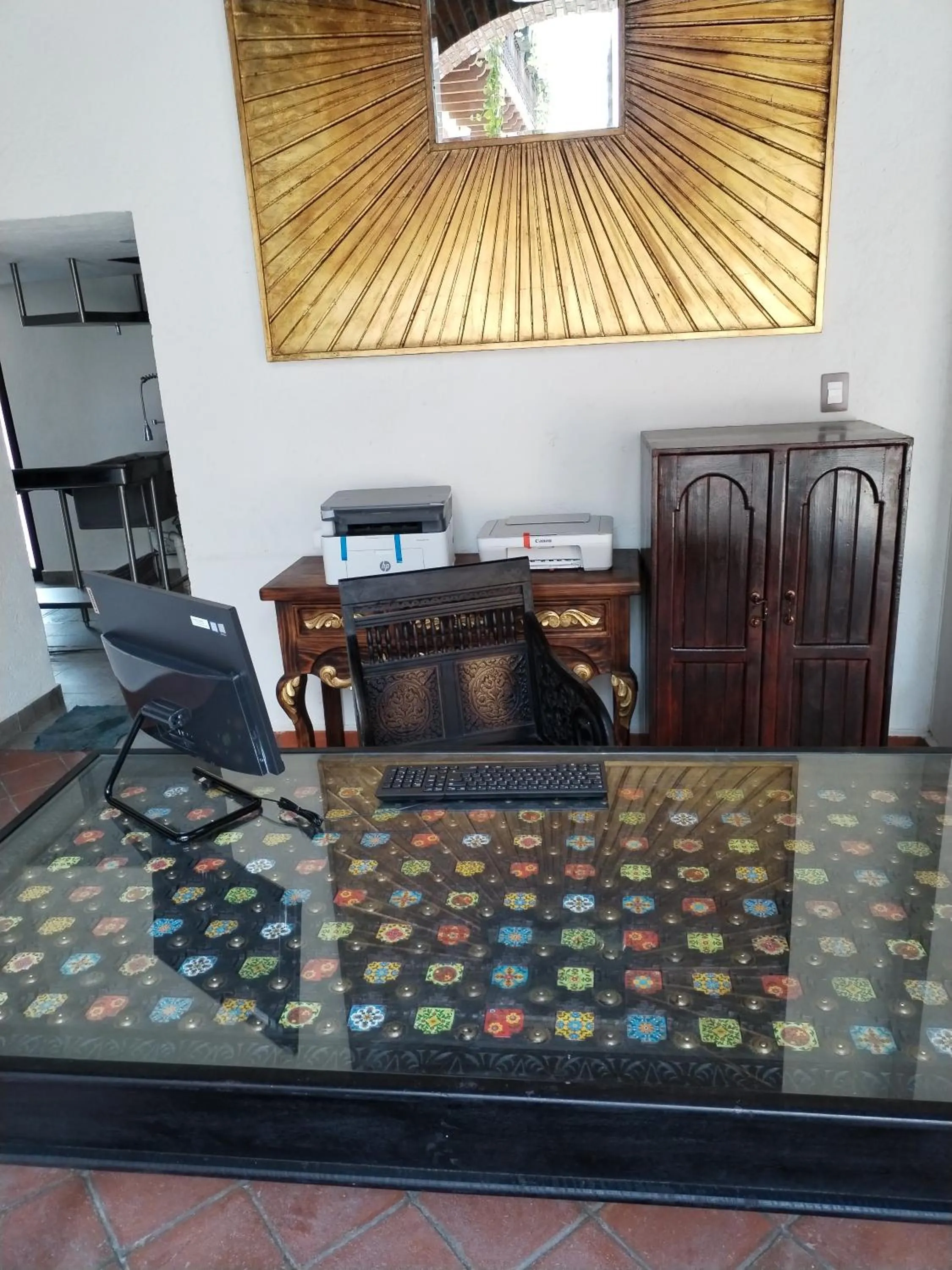 Lobby or reception in Hotel Casa Chanehque