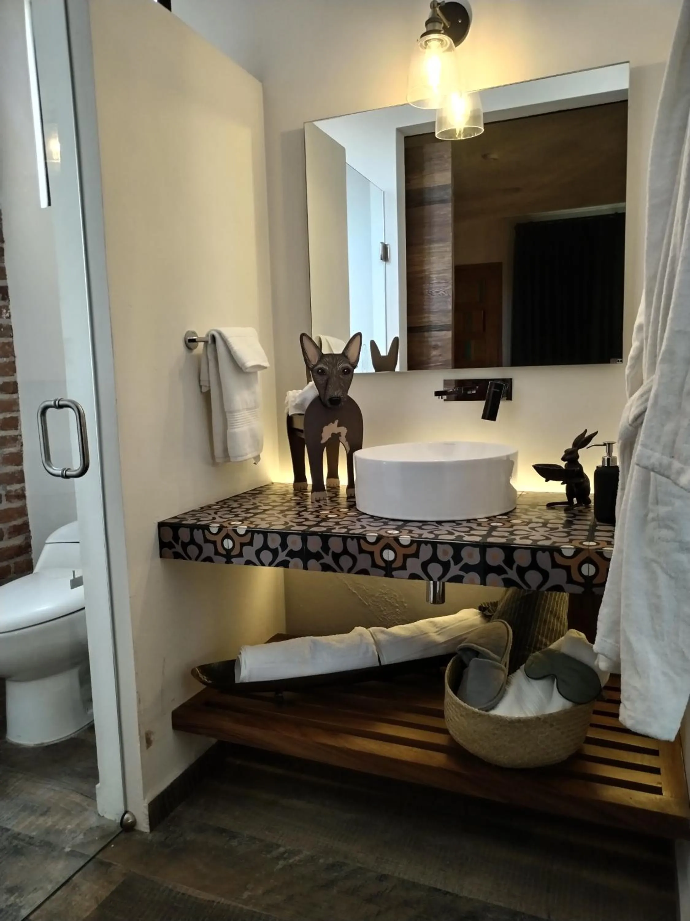 Bathroom in Hotel Casa Chanehque