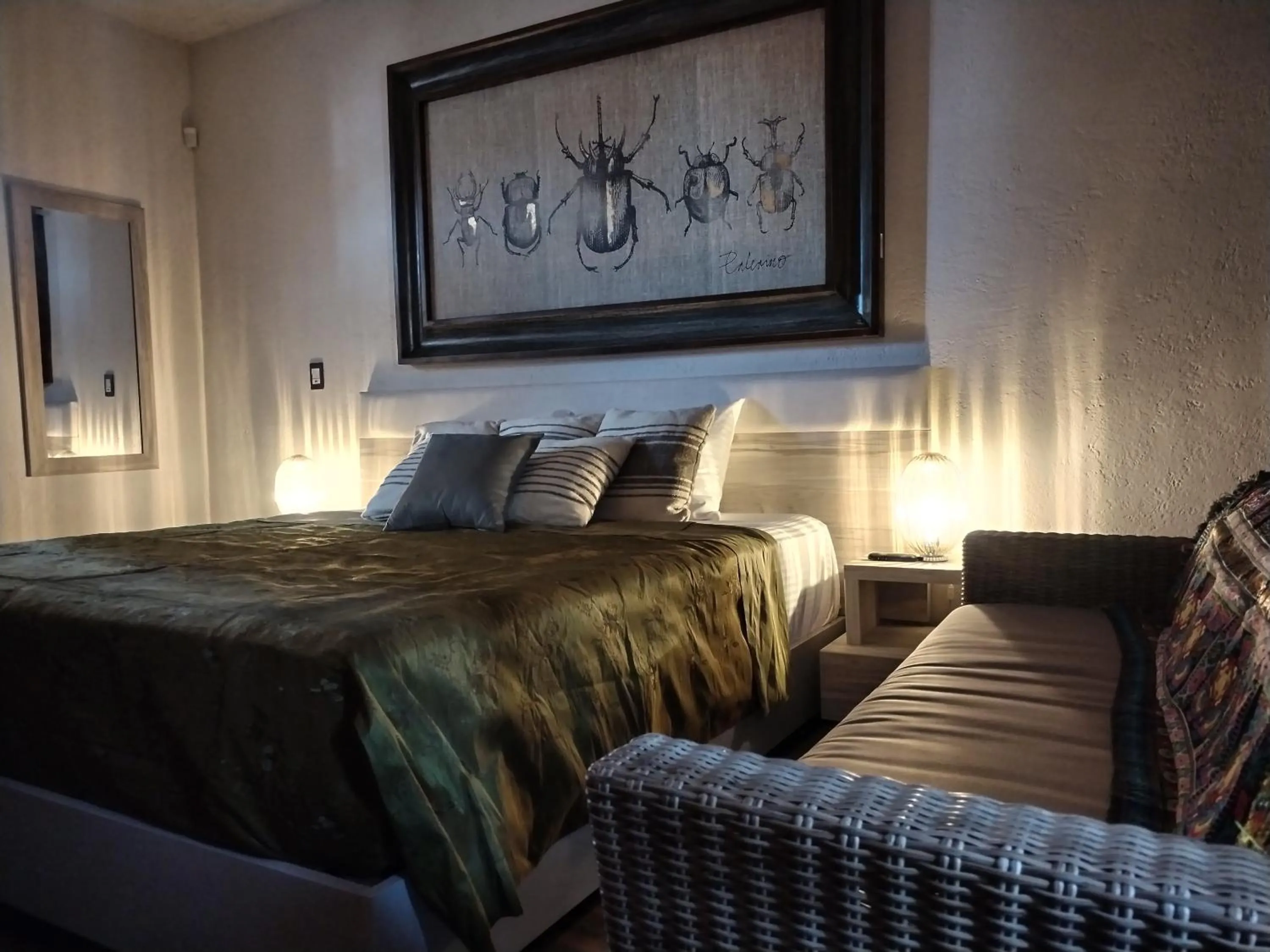 Bed in Hotel Casa Chanehque