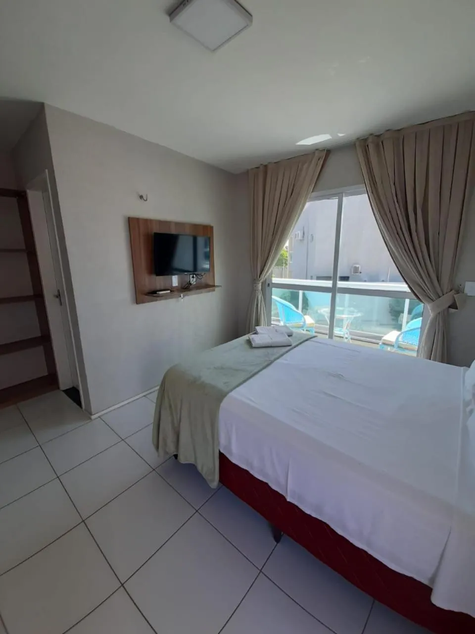 Photo of the whole room, Bed in Terraço Hotel Lagoinha