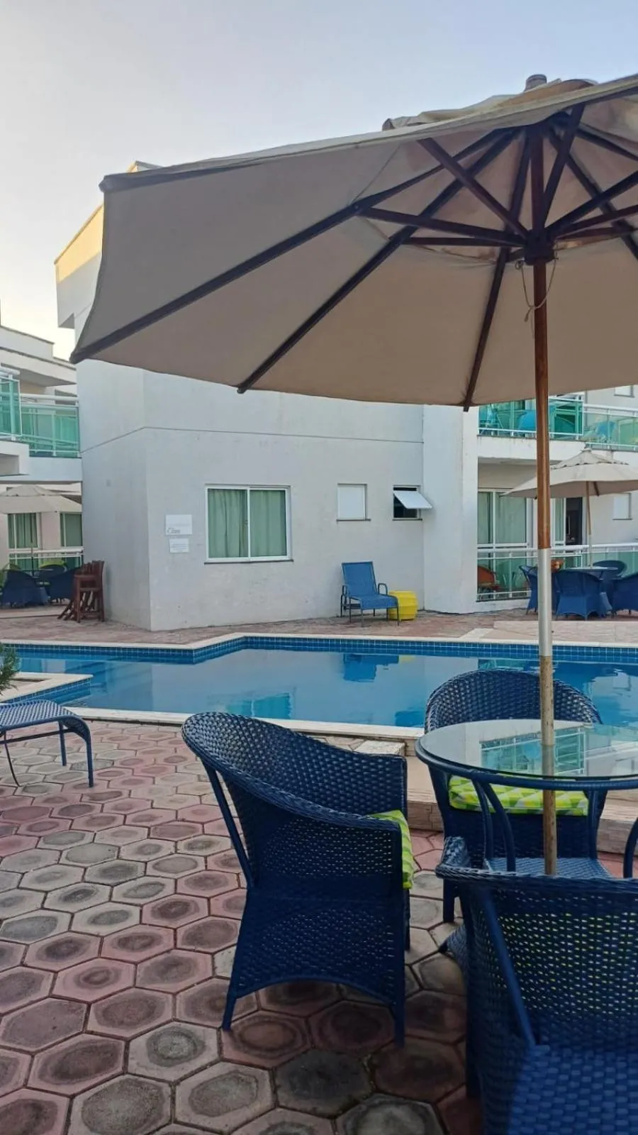 Pool view in Terraço Hotel Lagoinha