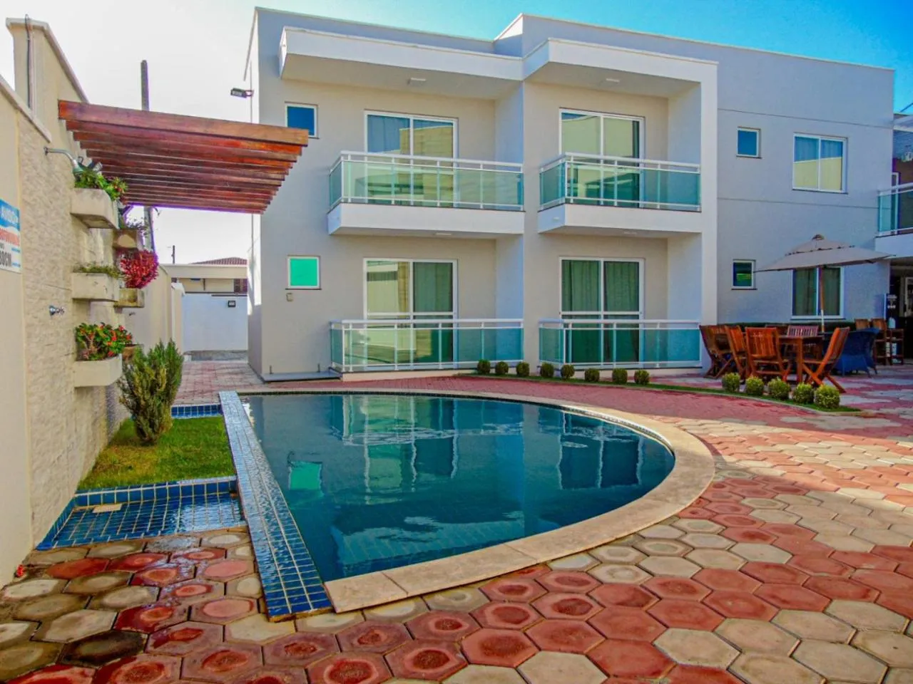 Swimming pool in Terraço Hotel Lagoinha