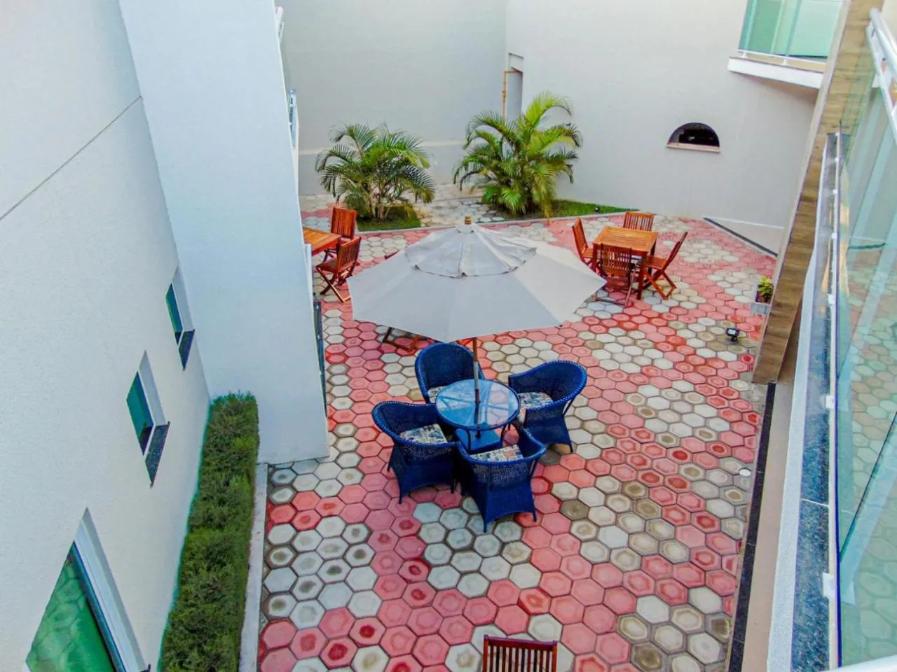 Garden view in Terraço Hotel Lagoinha