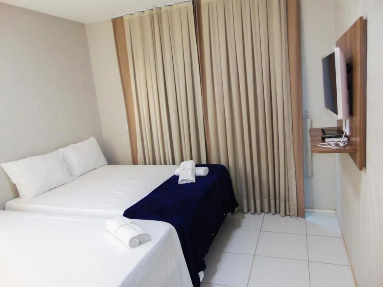 Bed in Terraço Hotel Lagoinha