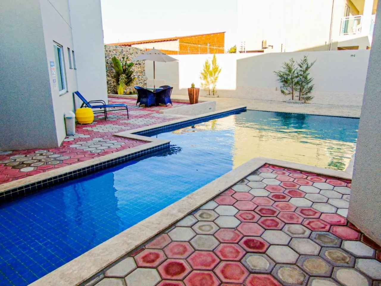 Pool view in Terraço Hotel Lagoinha