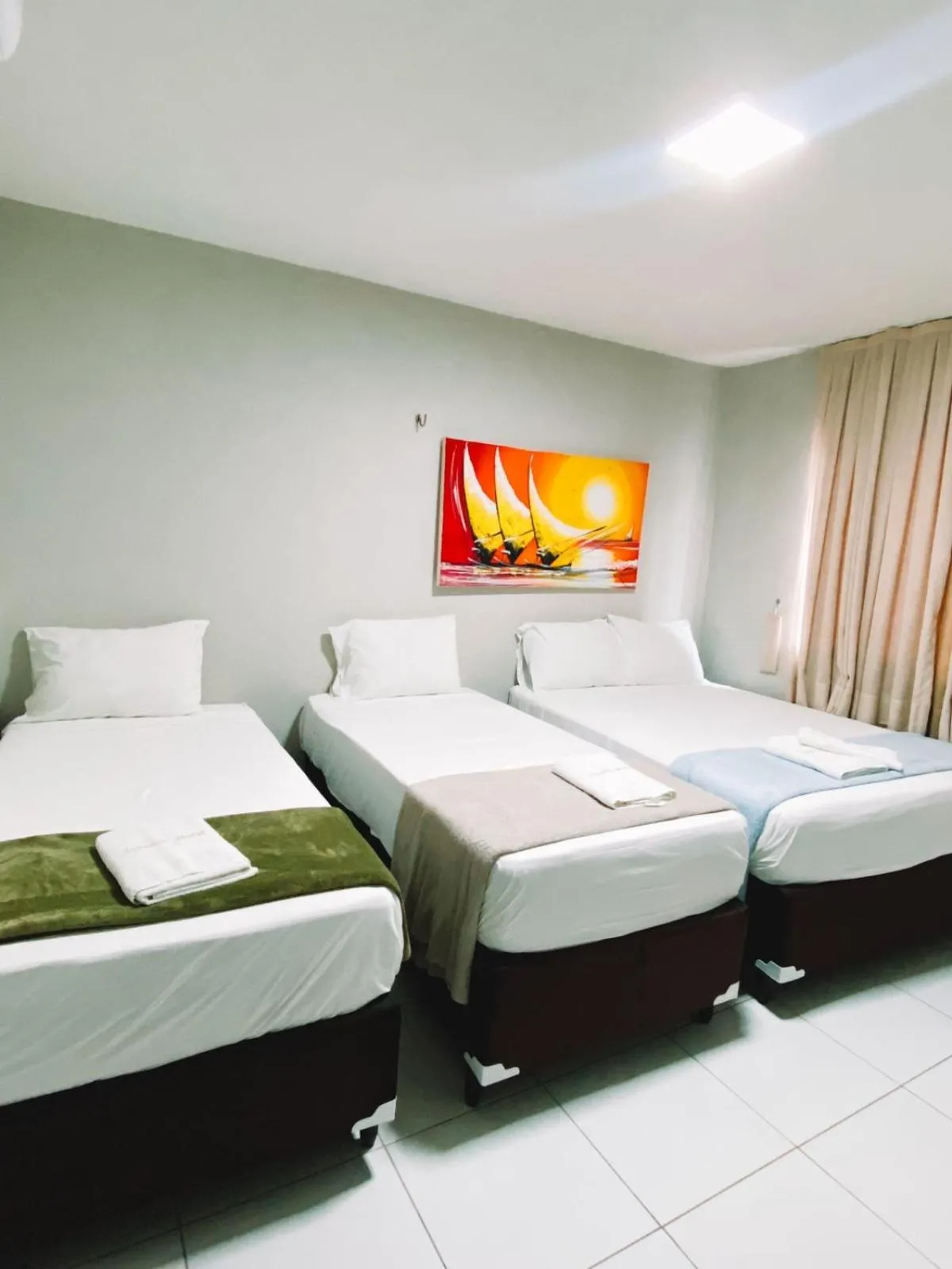 Bed in Terraço Hotel Lagoinha