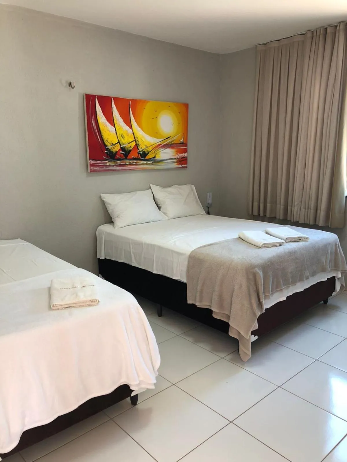 Photo of the whole room, Bed in Terraço Hotel Lagoinha
