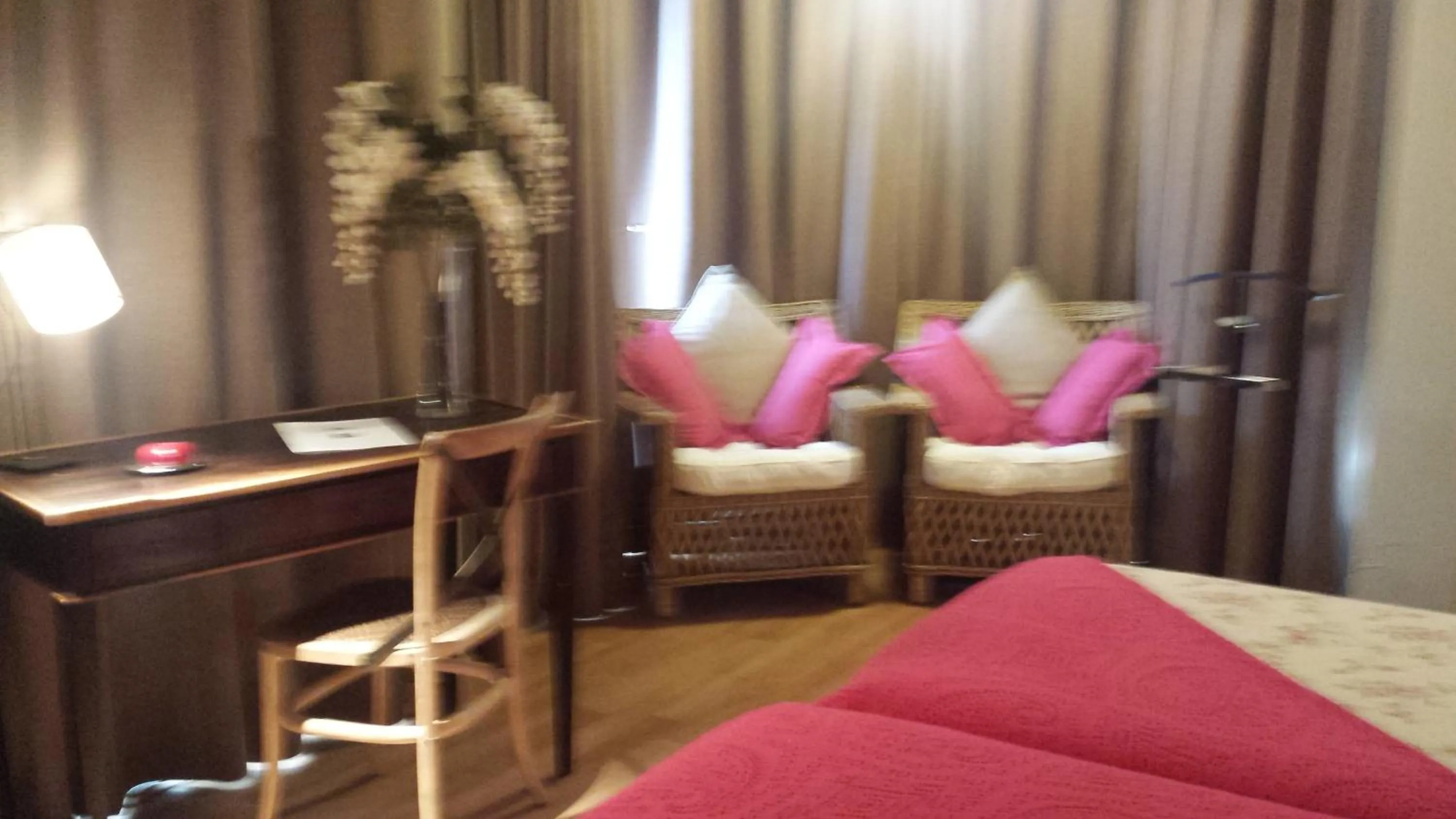 Seating area, Bed in Hotel Viento del Norte
