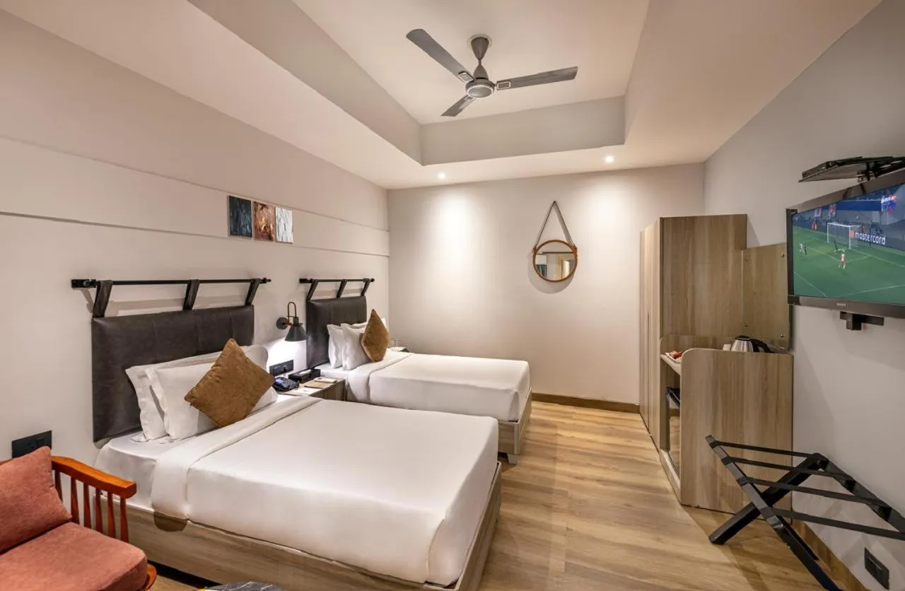 Bed in Comfort Inn Grand, Kaushambi