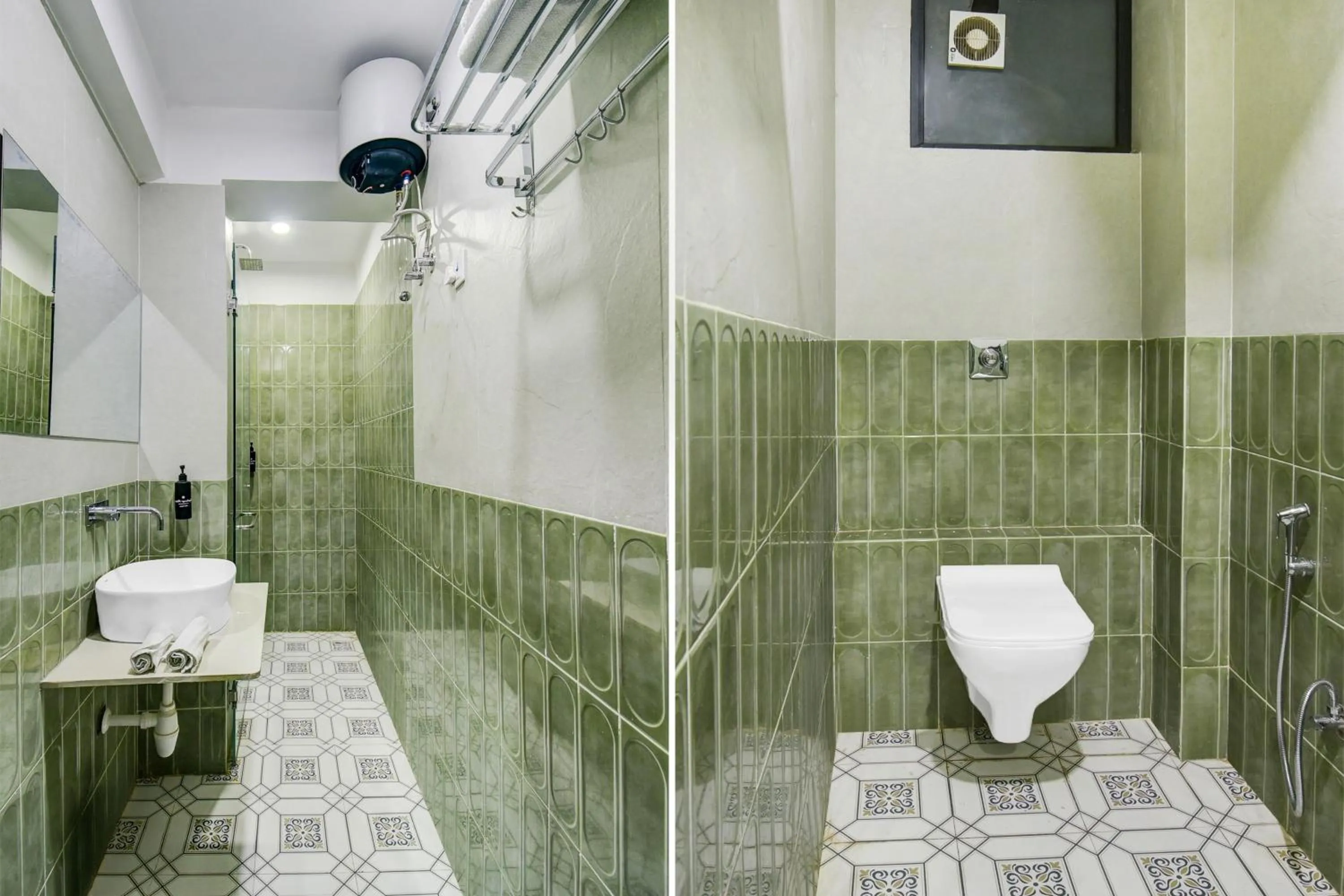 Bathroom in Super Townhouse Chandpole Metro Station Formerly Hotel Raghuraj Palace