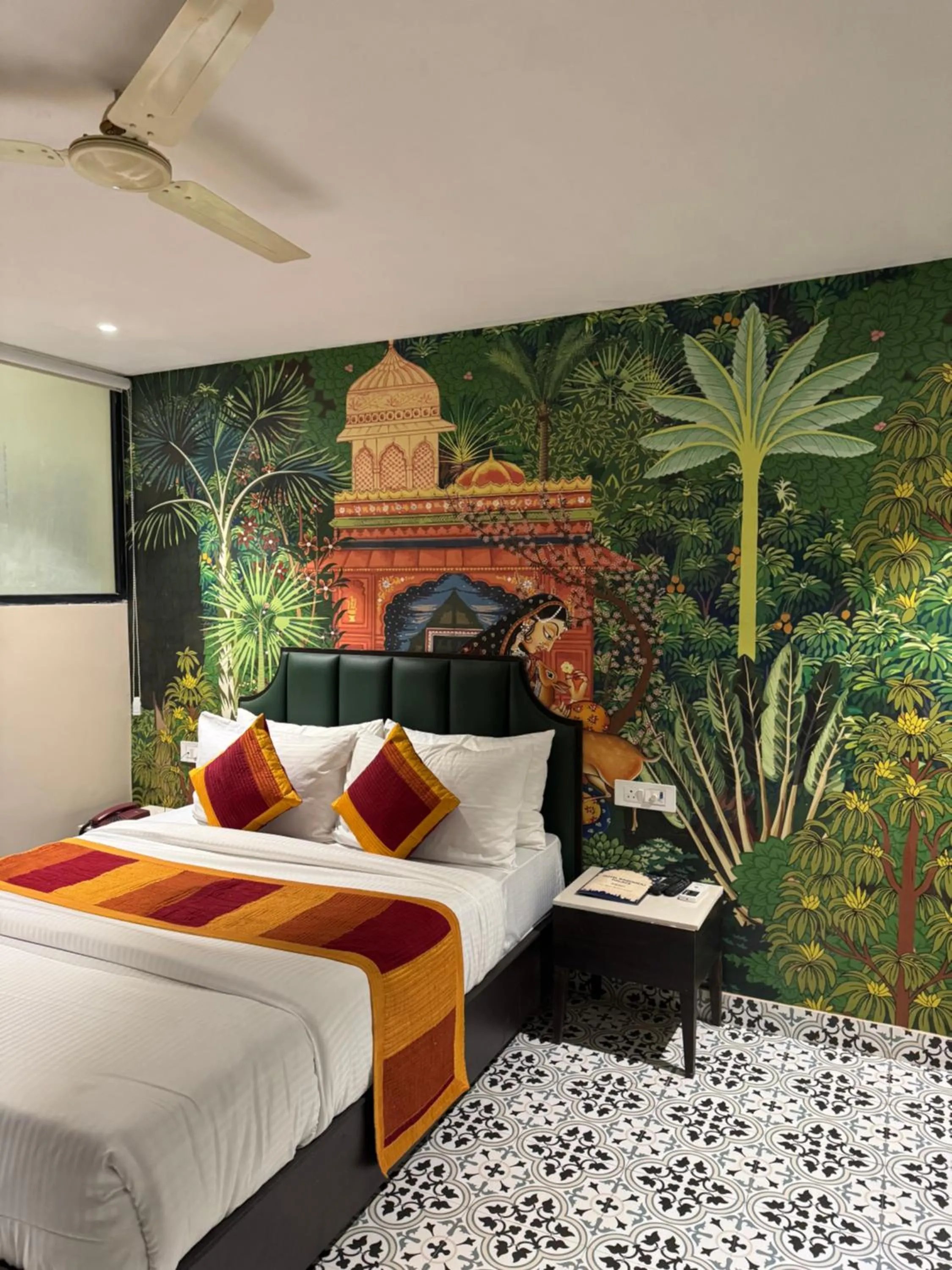 Bedroom, Bed in Hotel Raghuraj palace