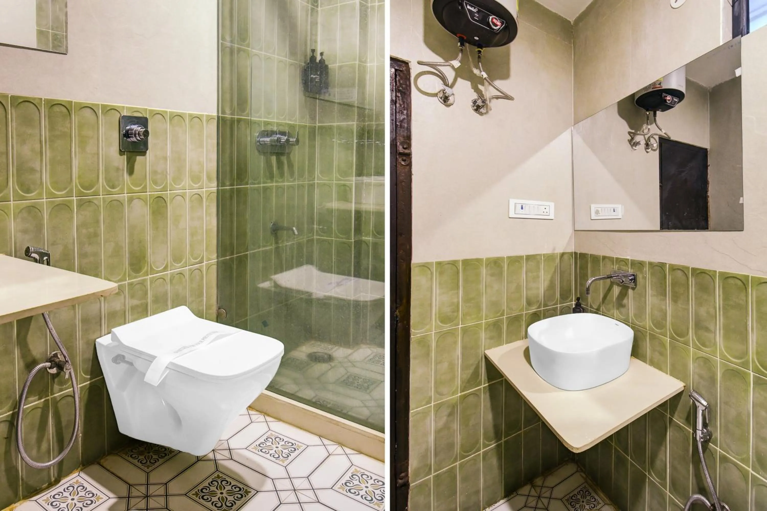 Bathroom in Super Townhouse Chandpole Metro Station Formerly Hotel Raghuraj Palace